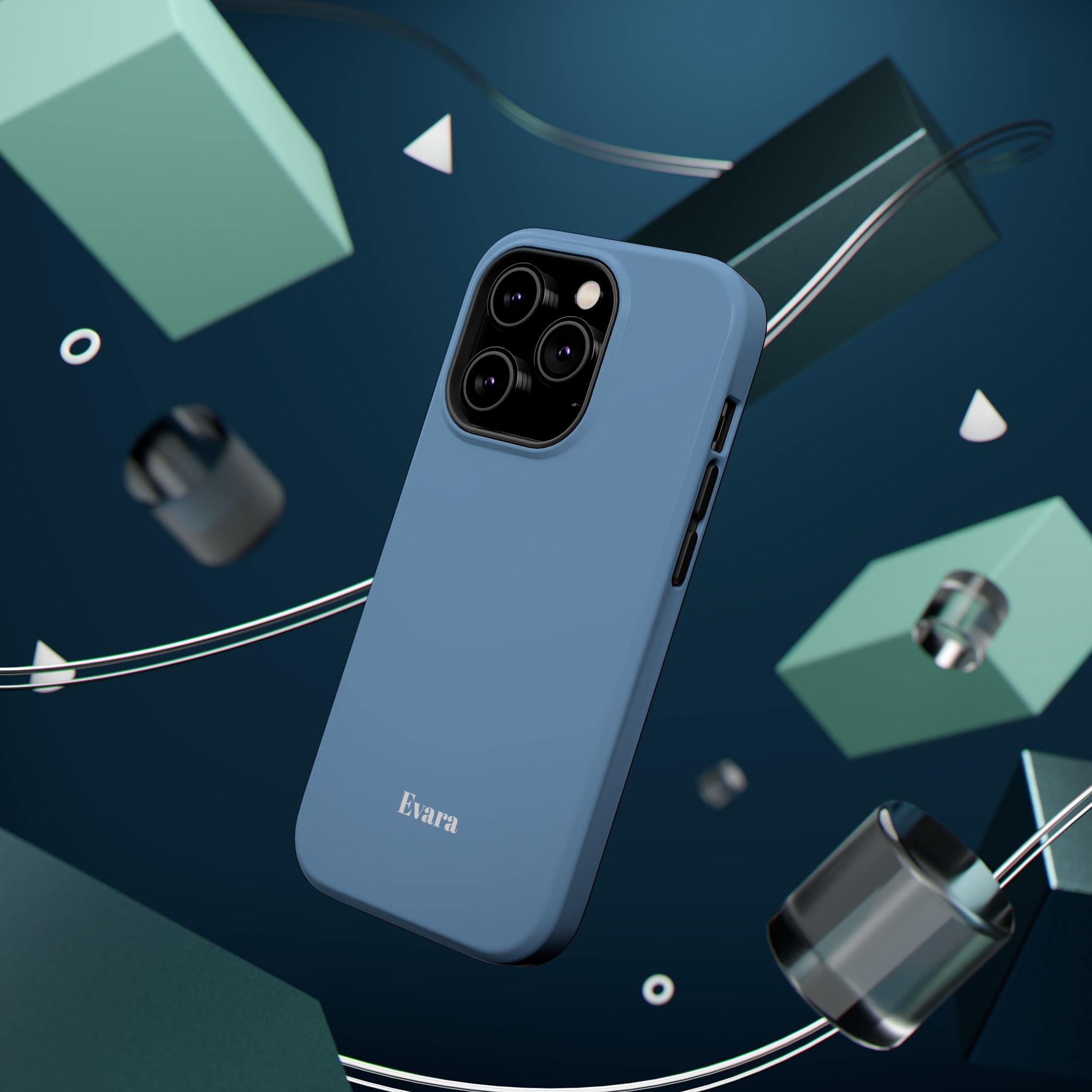 Blue Phone Case with Personalization- Magsafe