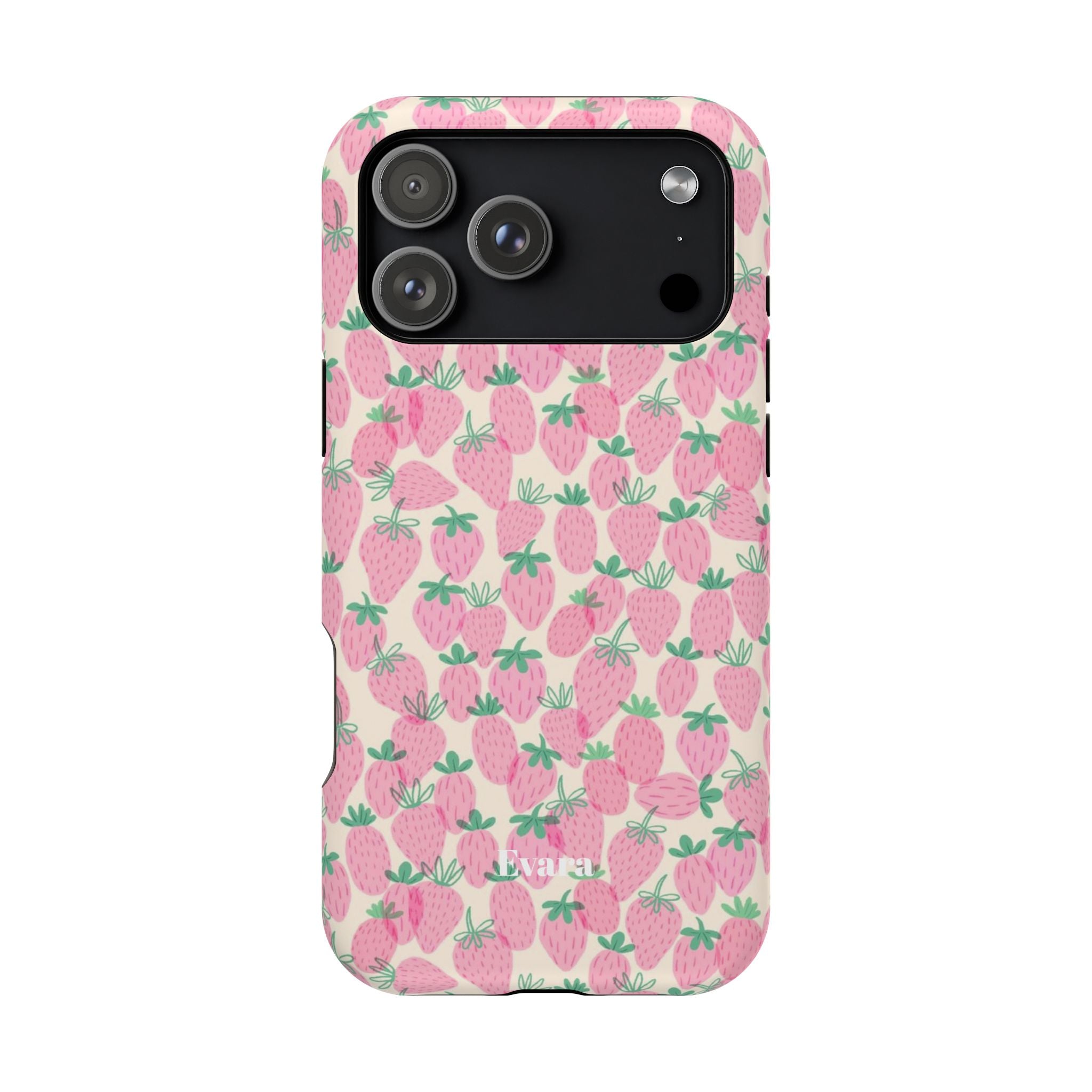 Pink Strawberry Phone Case- Magsafe