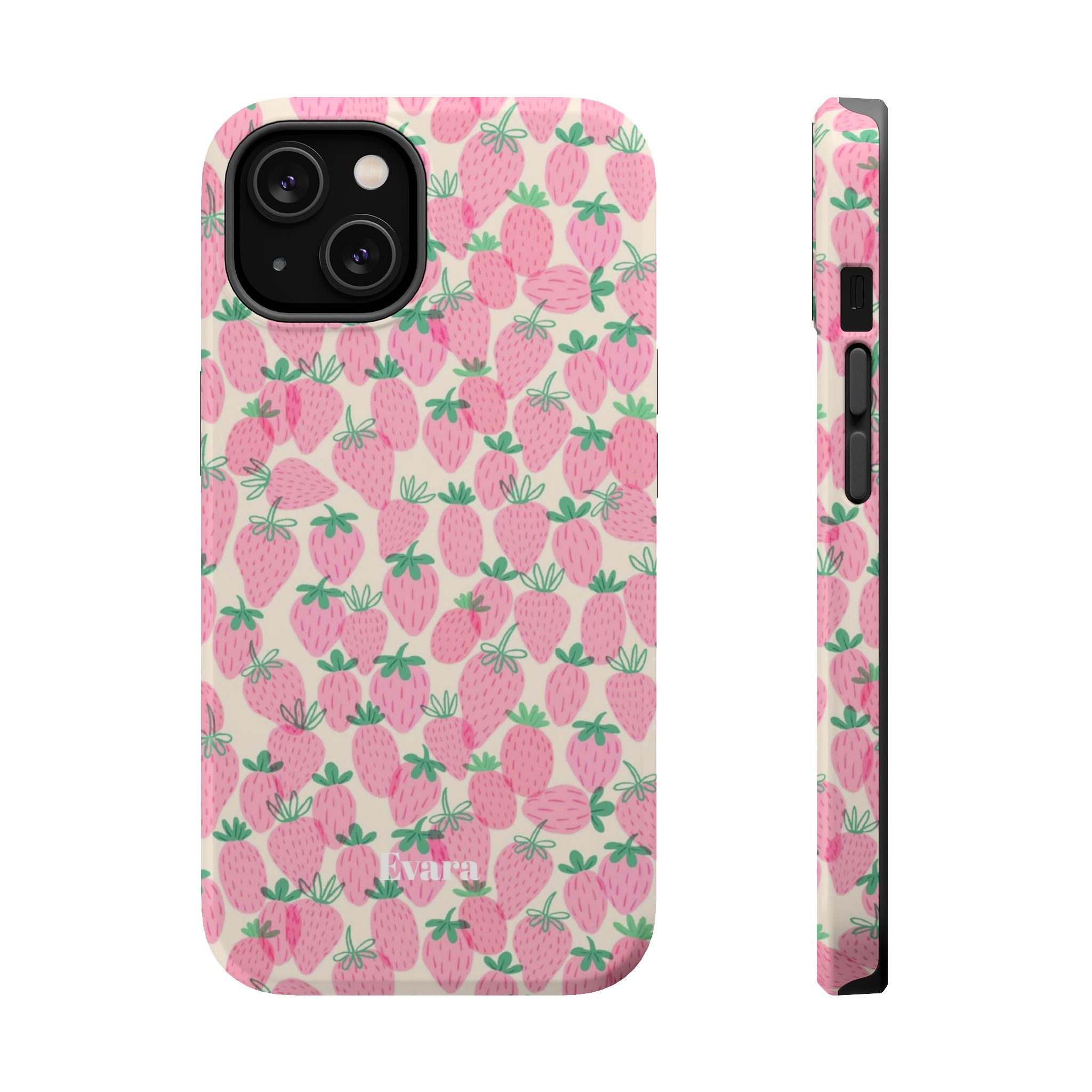 Pink Strawberry Phone Case- Magsafe