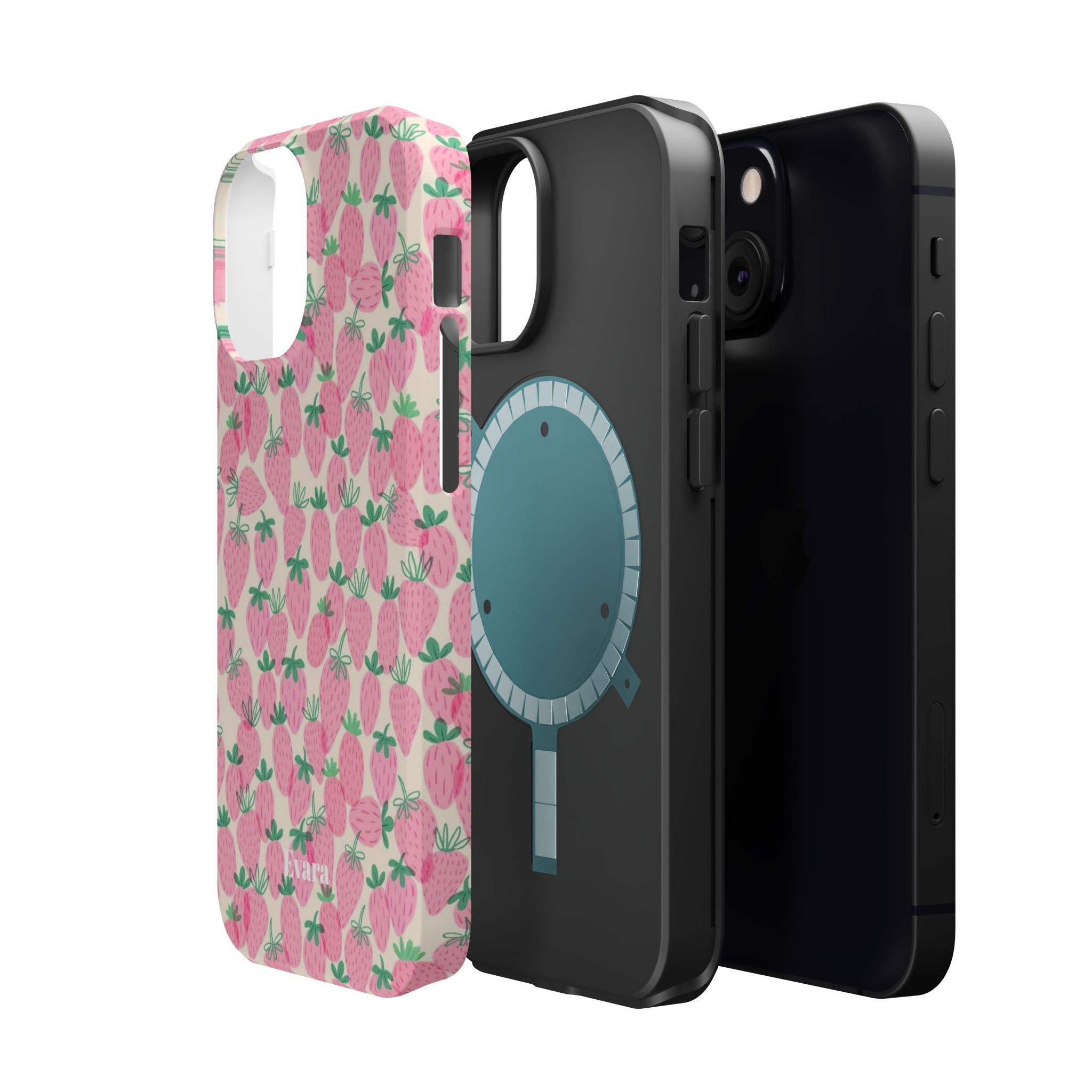 Pink Strawberry Phone Case- Magsafe