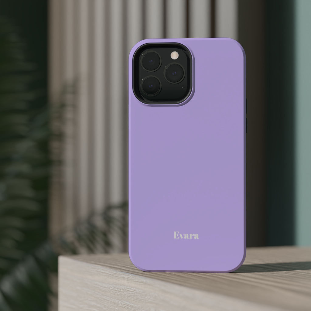 Purple Phone Case with Personalization- Magsafe