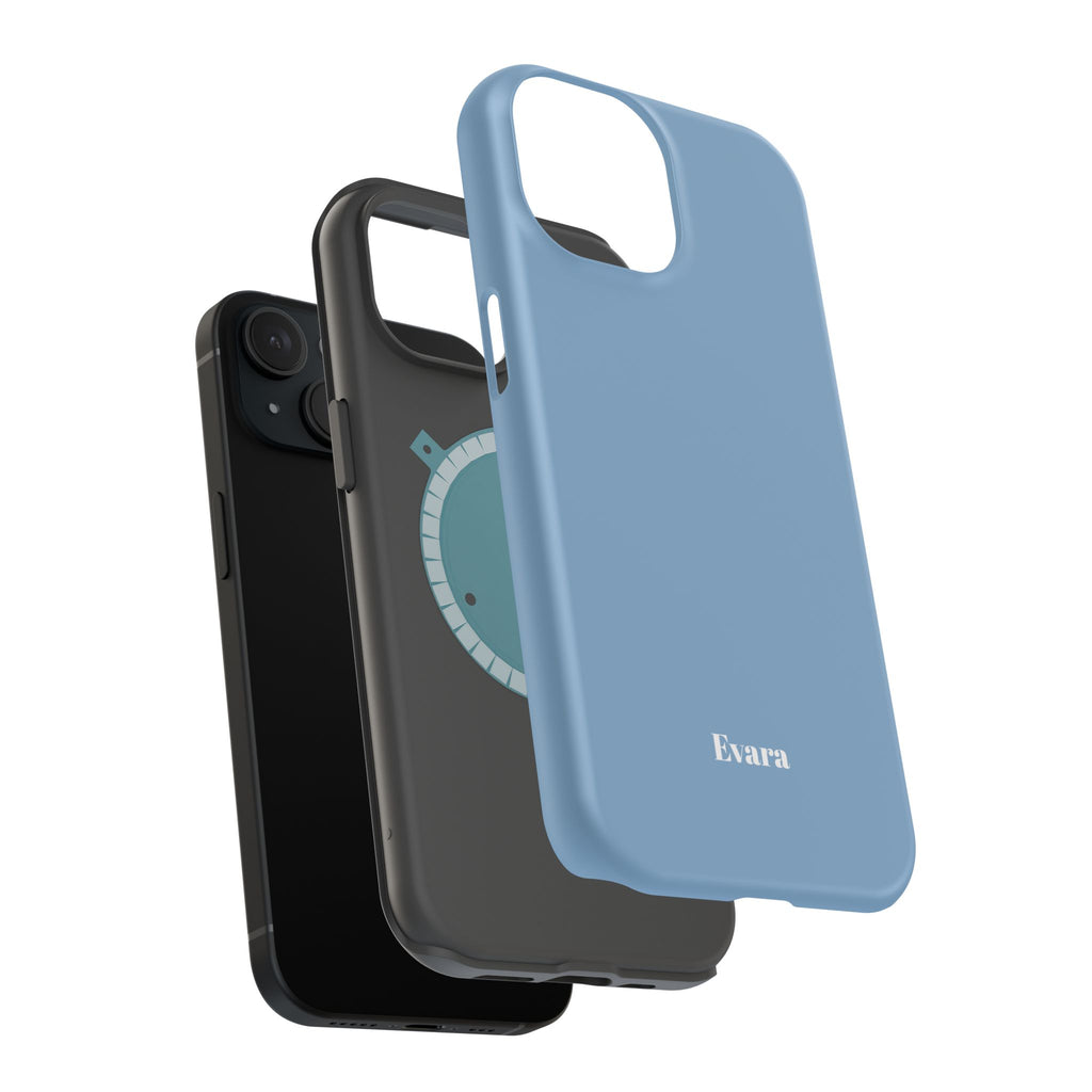 Blue Phone Case with Personalization- Magsafe