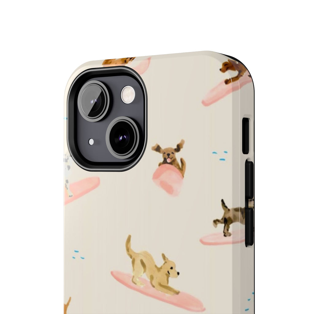 Surfing Dachshund's Phone case