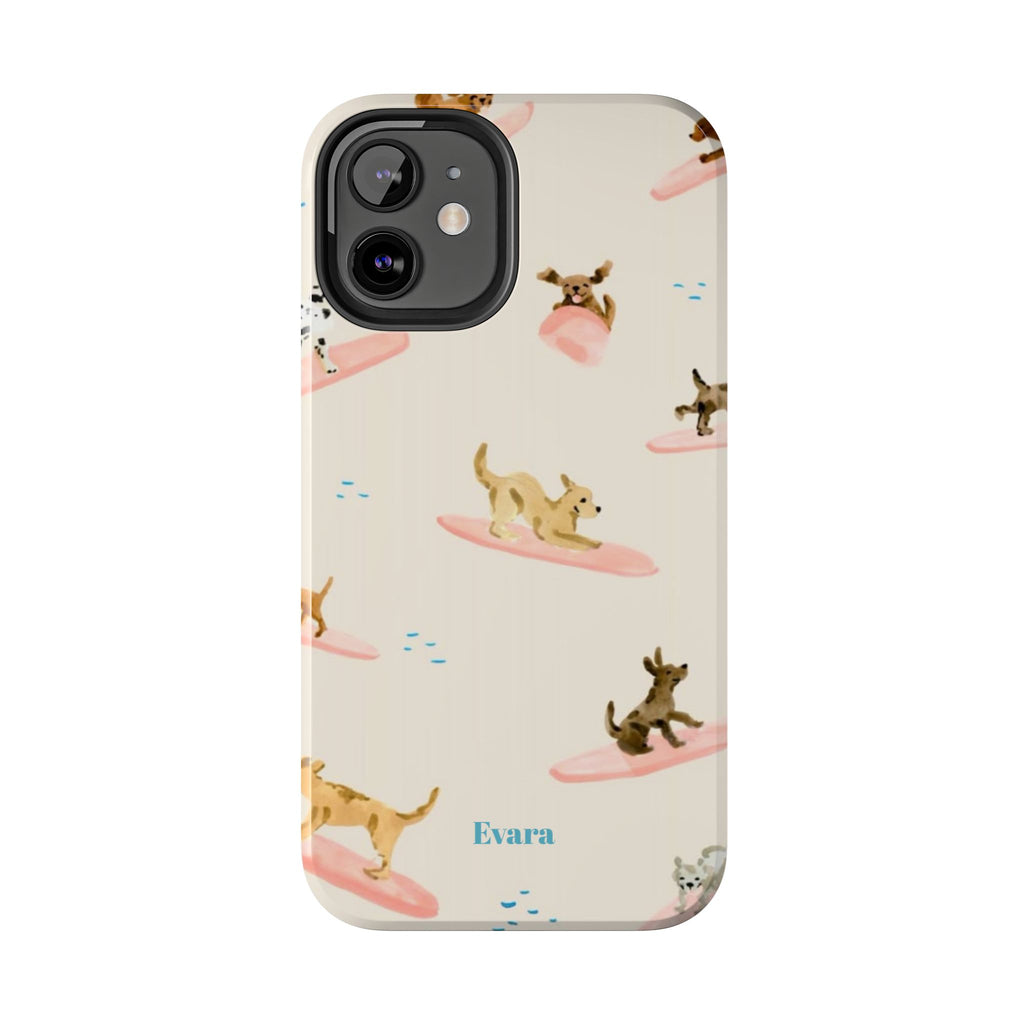 Surfing Dachshund's Phone case
