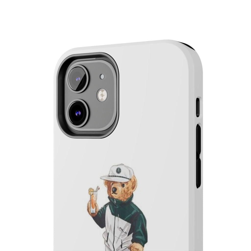 Tough Phone Case — Personalized Golf Bear Design