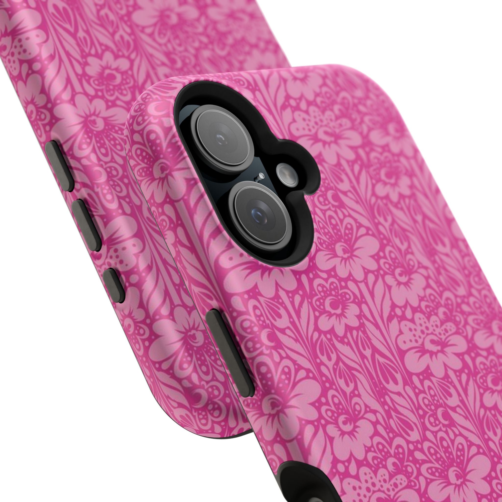 Pink Floral Phone Case- Magsafe