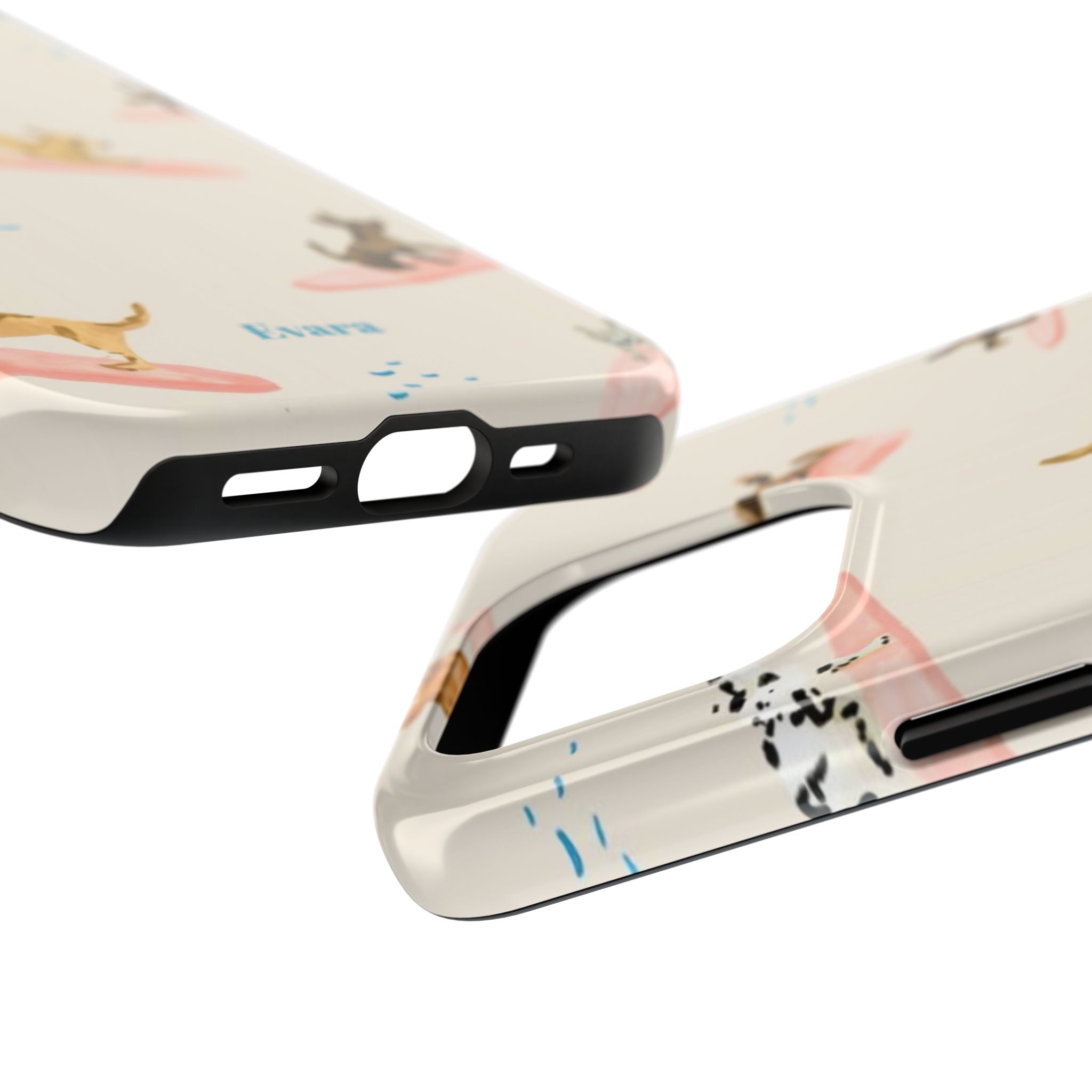 Surfing Dachshund's Phone case
