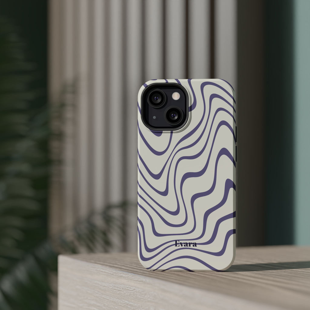 Abstract Wave Phone Case- Magsafe