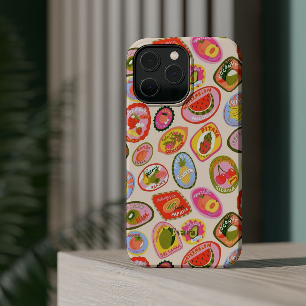 Fruit Sticker Phone Case- Magsafe