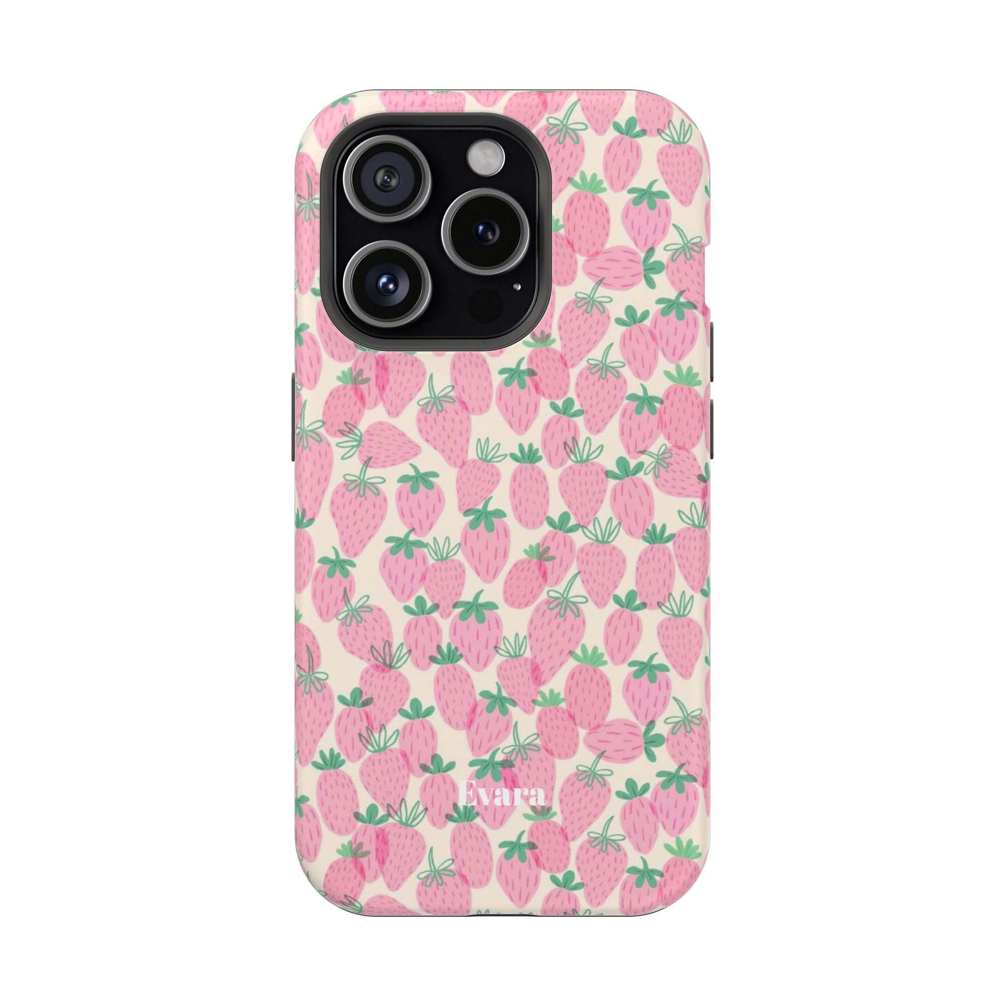 Pink Strawberry Phone Case- Magsafe