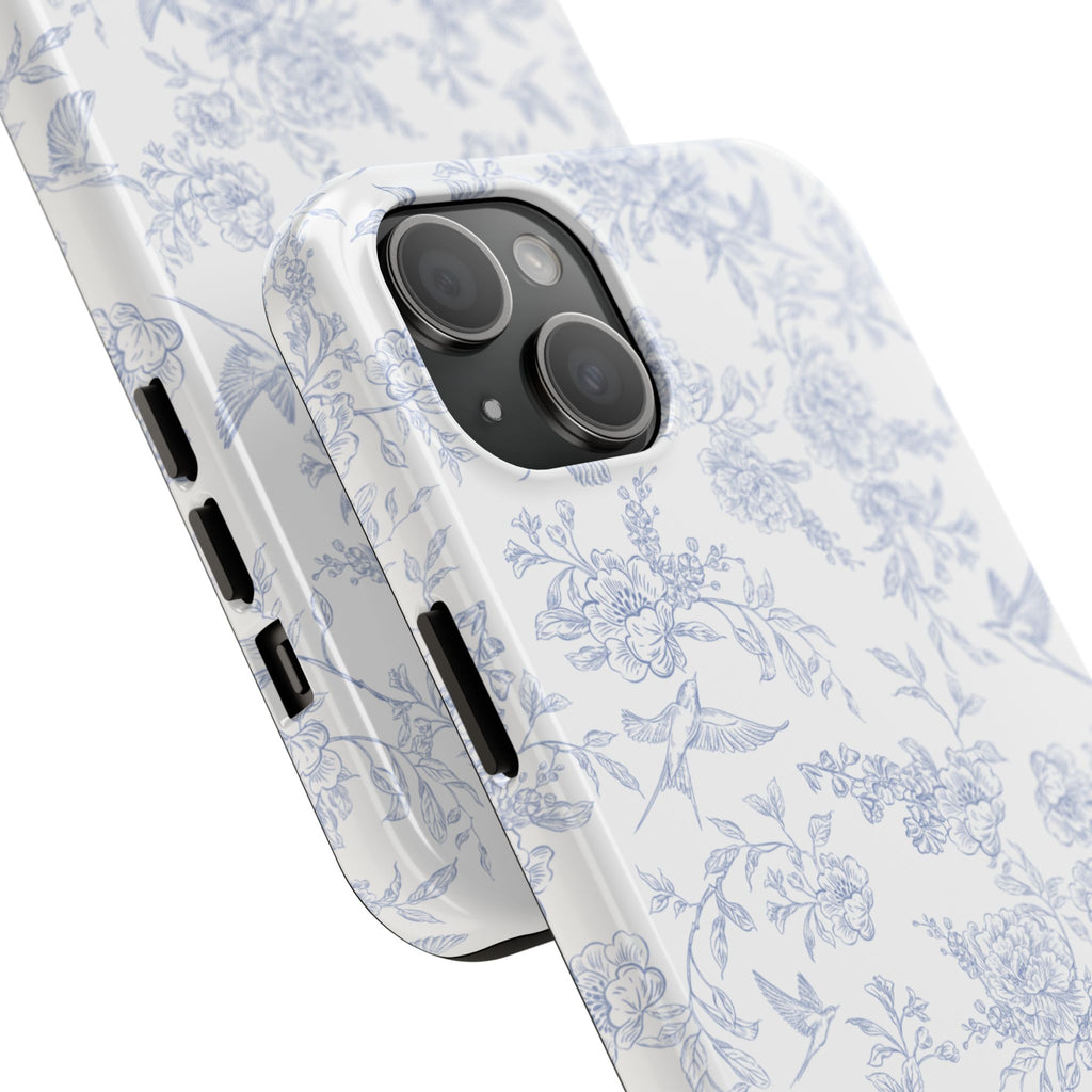 Delicate Blue Floral Phone Case