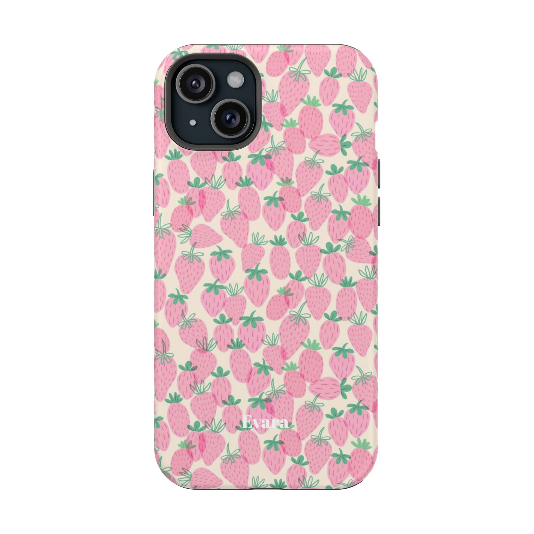 Pink Strawberry Phone Case- Magsafe