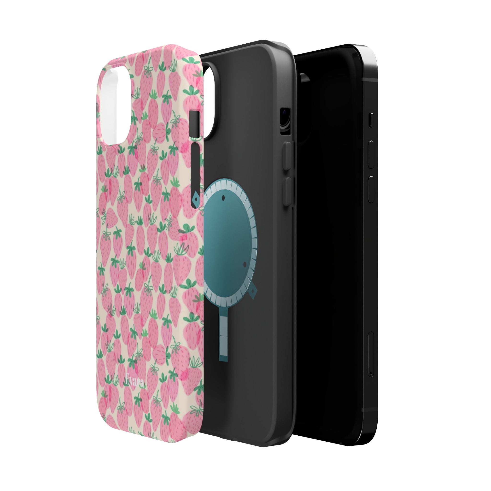 Pink Strawberry Phone Case- Magsafe