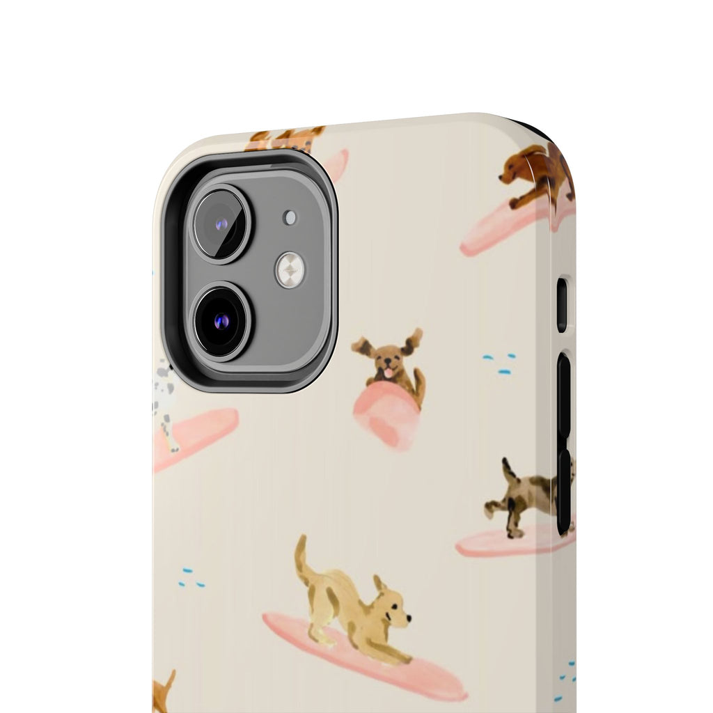 Surfing Dachshund's Phone case