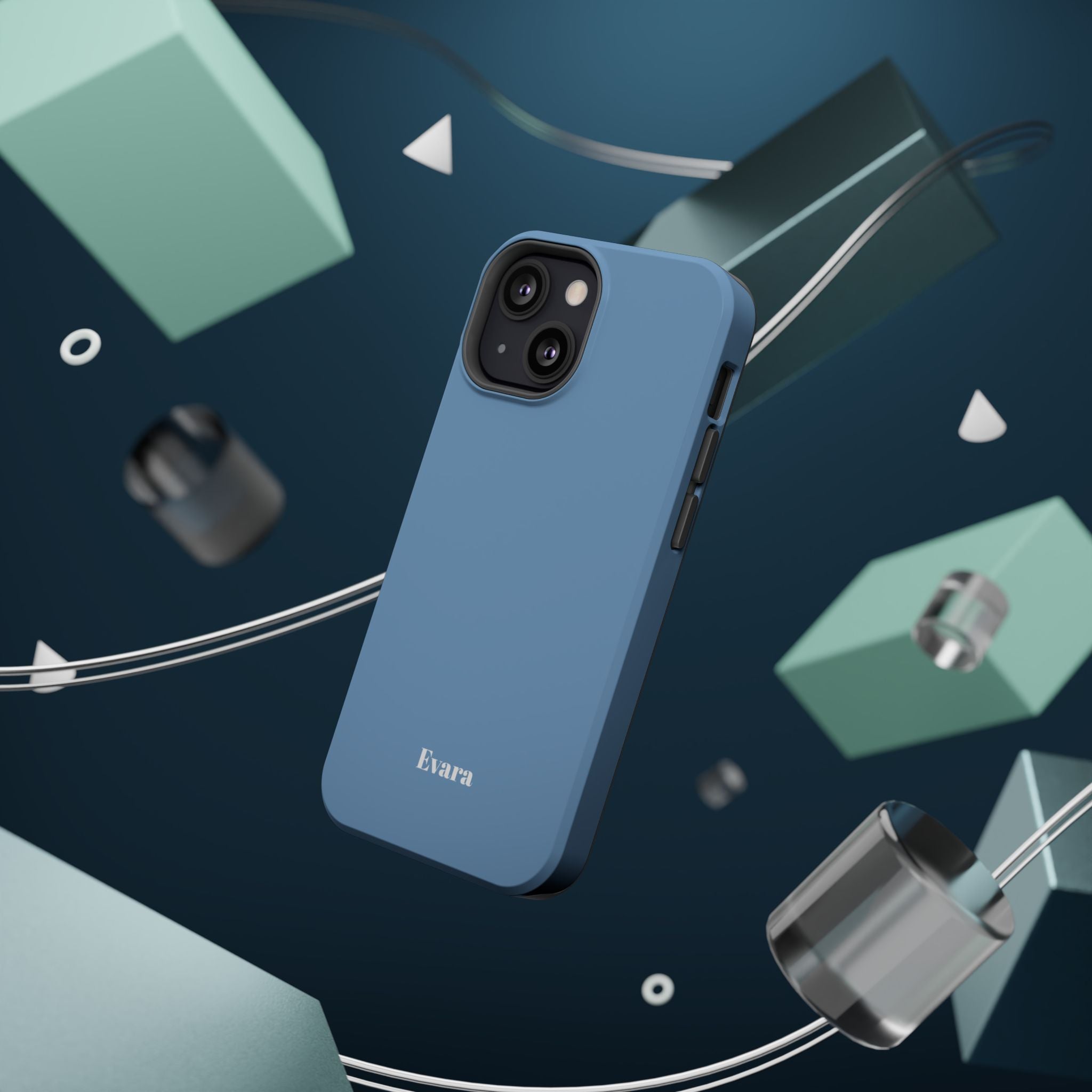 Blue Phone Case with Personalization- Magsafe