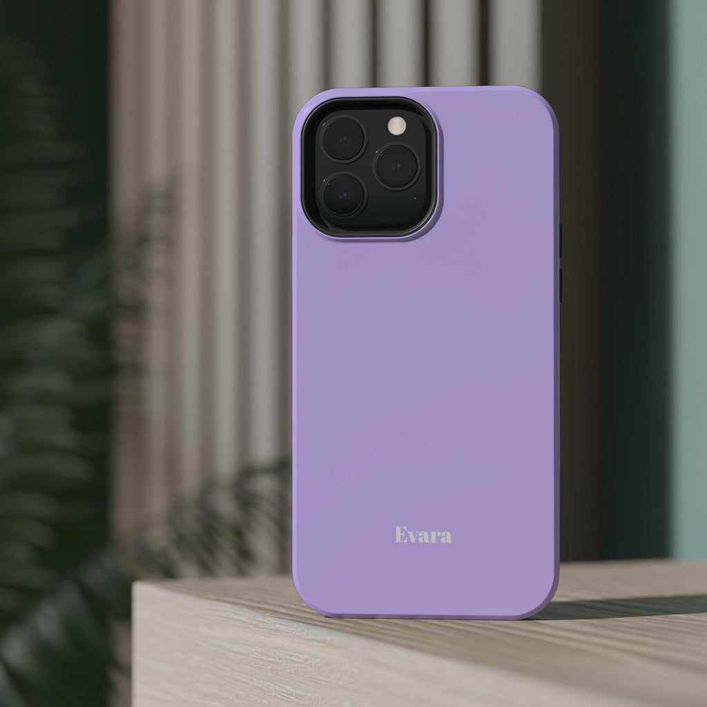 Purple Phone Case with Personalization- Magsafe