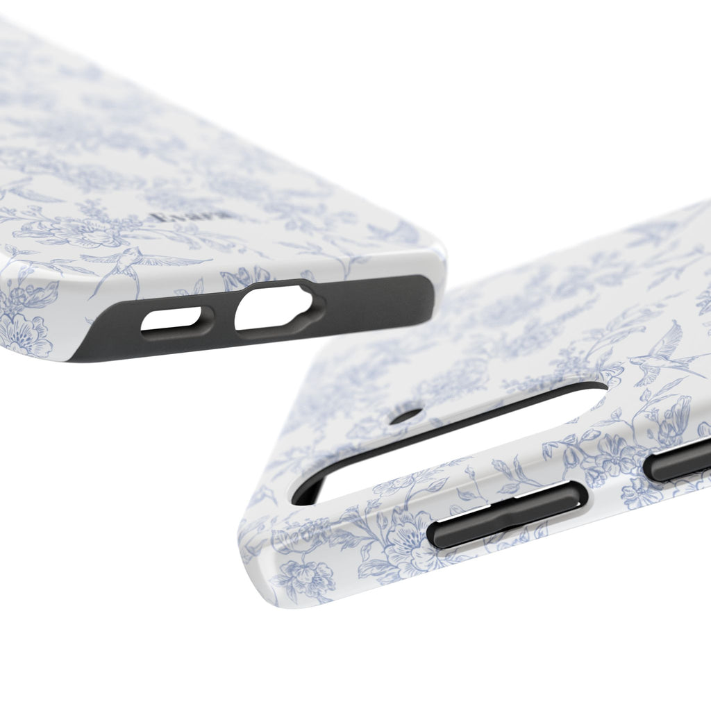 Delicate Blue Floral Phone Case