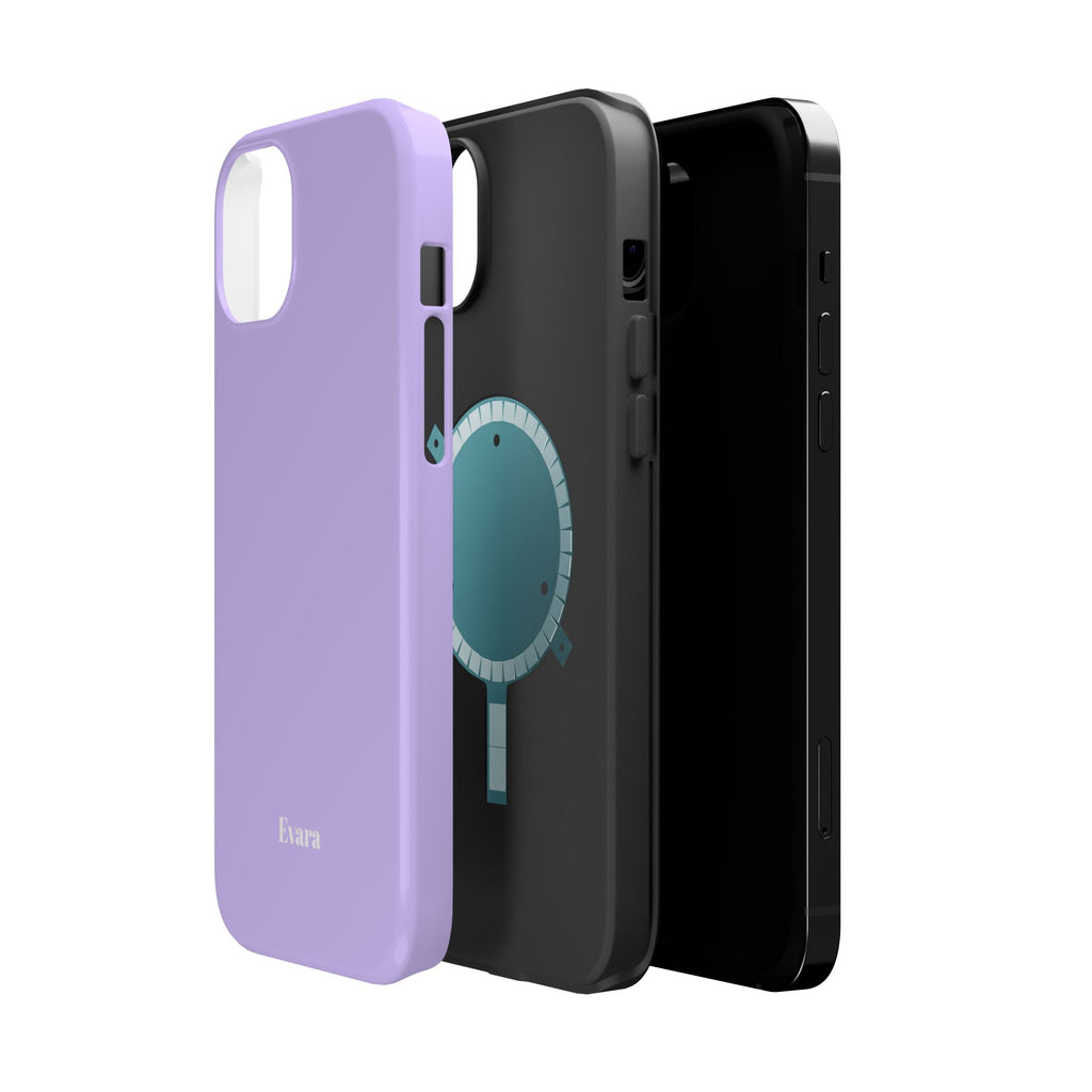 Purple Phone Case with Personalization- Magsafe