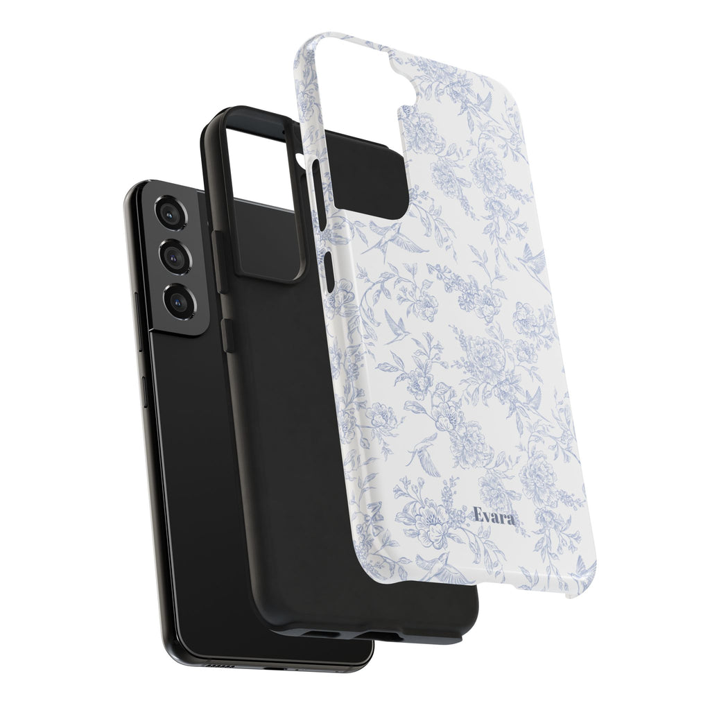 Delicate Blue Floral Phone Case