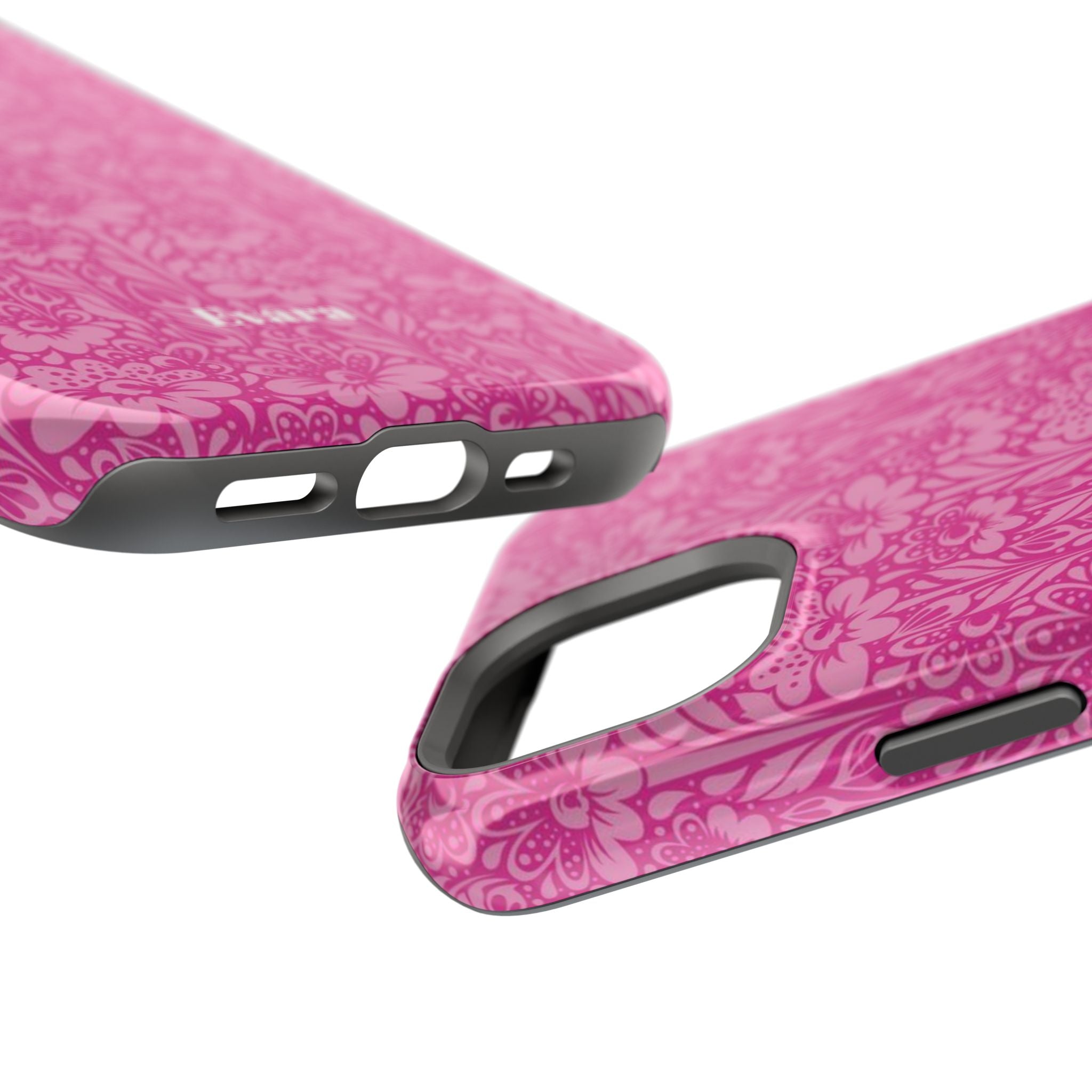 Pink Floral Phone Case- Magsafe
