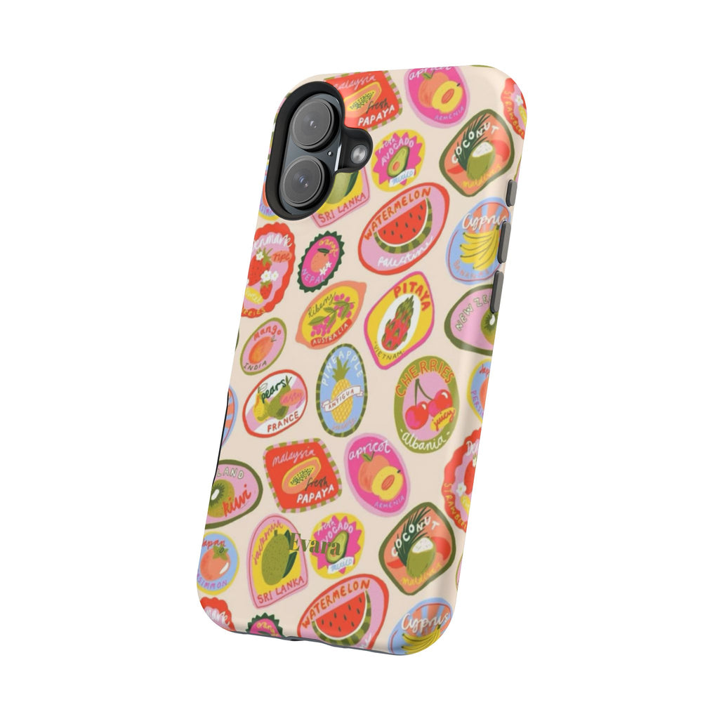 Fruit Sticker Phone Case- Magsafe