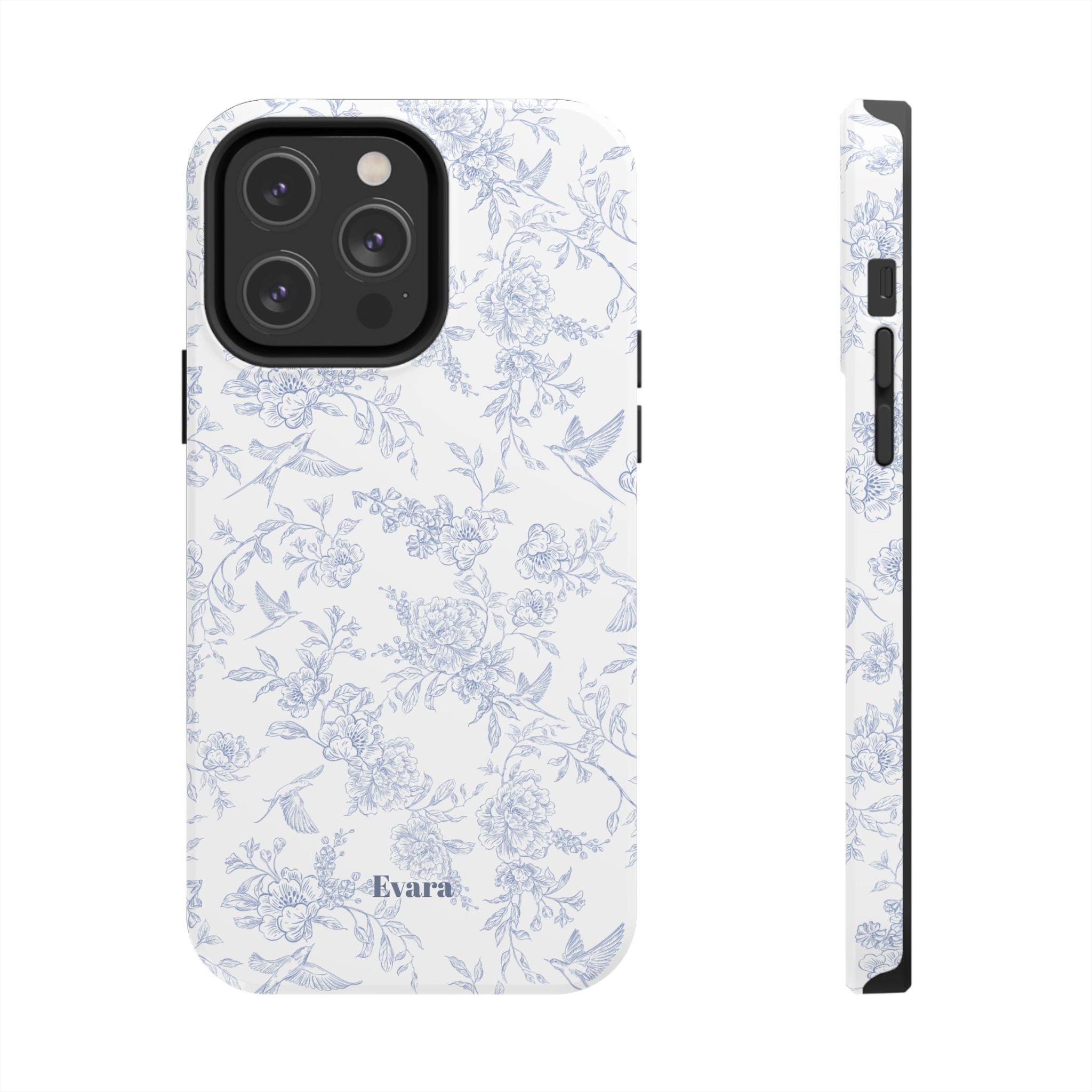 Delicate Blue Floral Phone Case