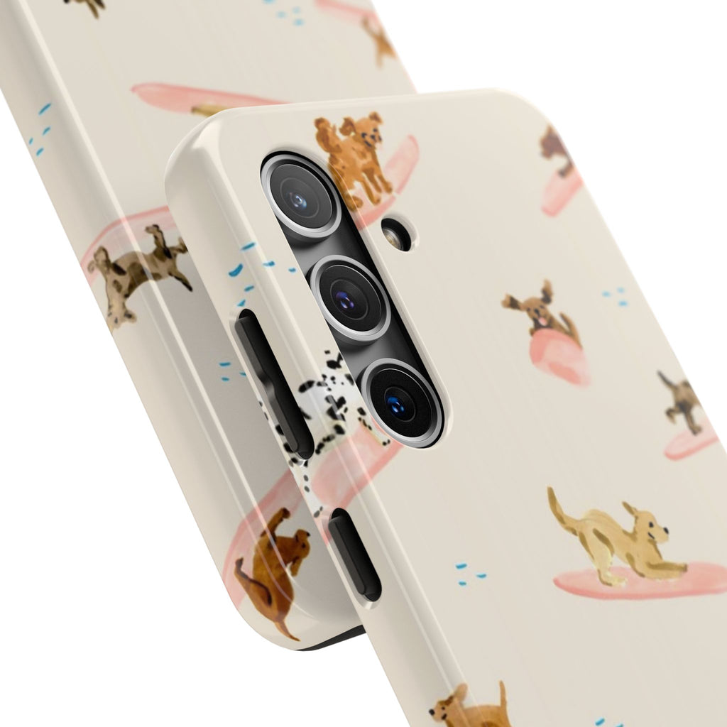 Surfing Dachshund's Phone case