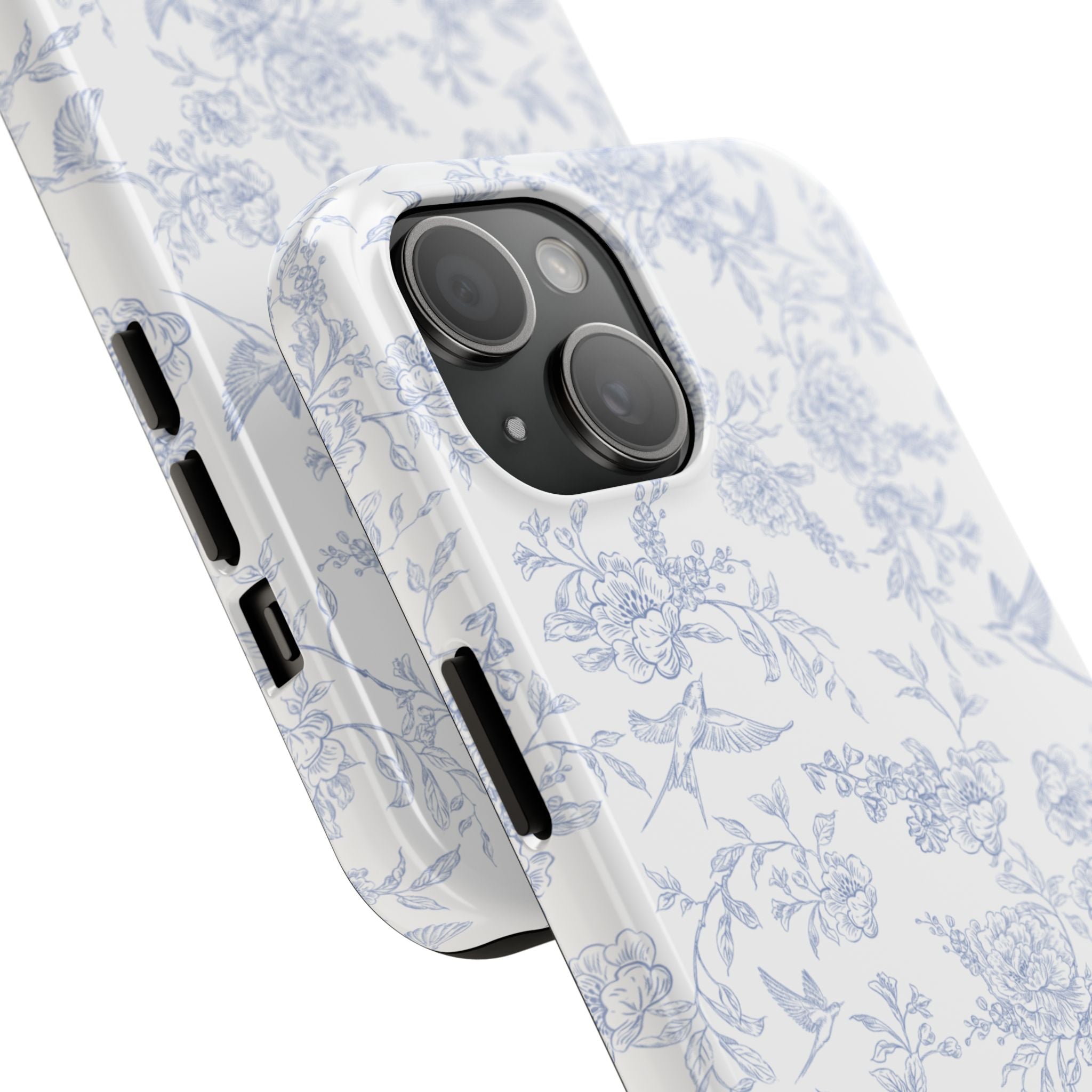 Delicate Blue Floral Phone Case