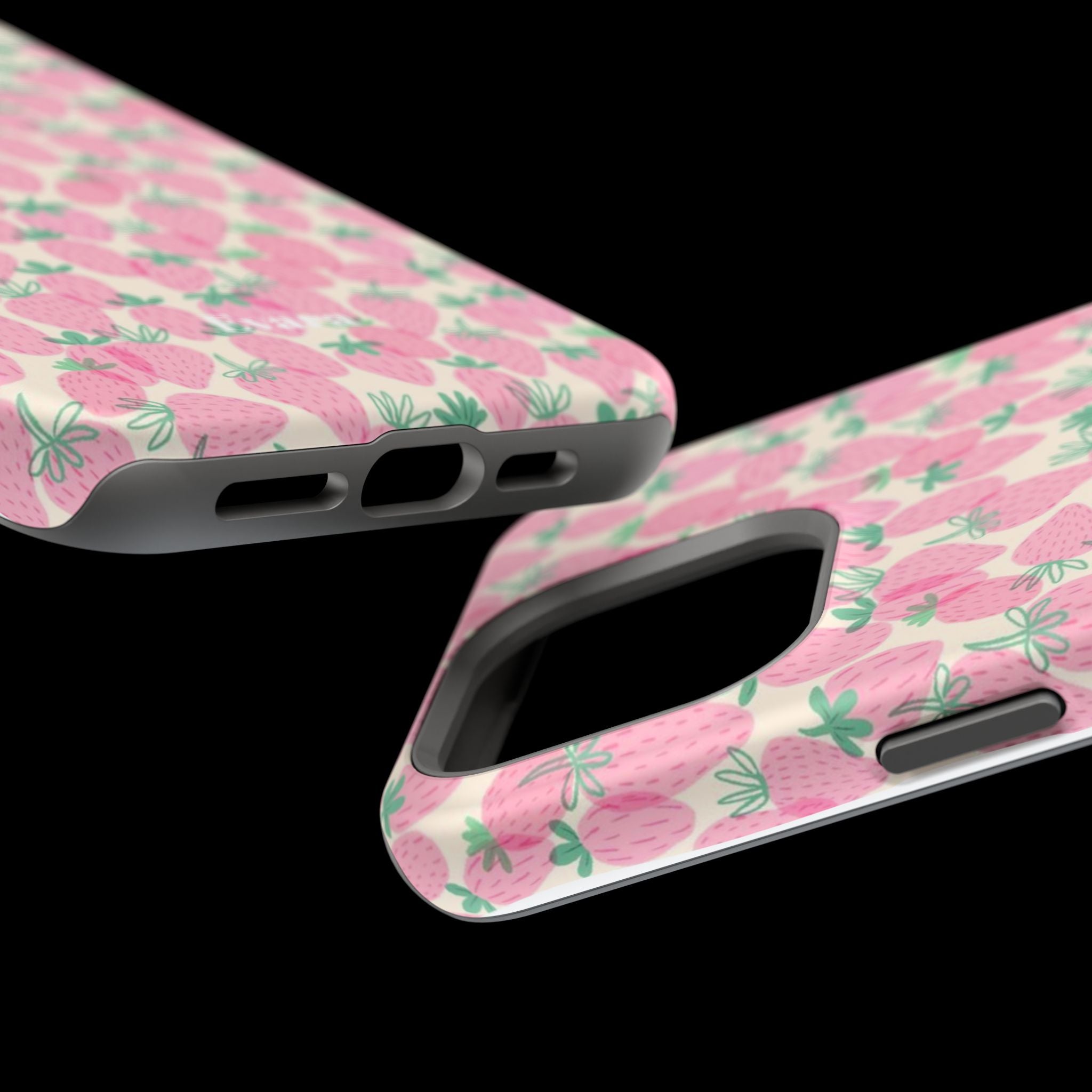 Pink Strawberry Phone Case- Magsafe