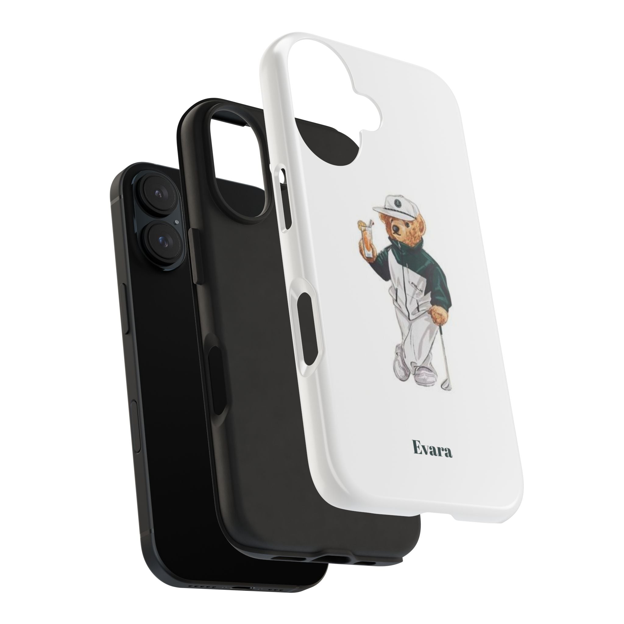 Tough Phone Case — Personalized Golf Bear Design