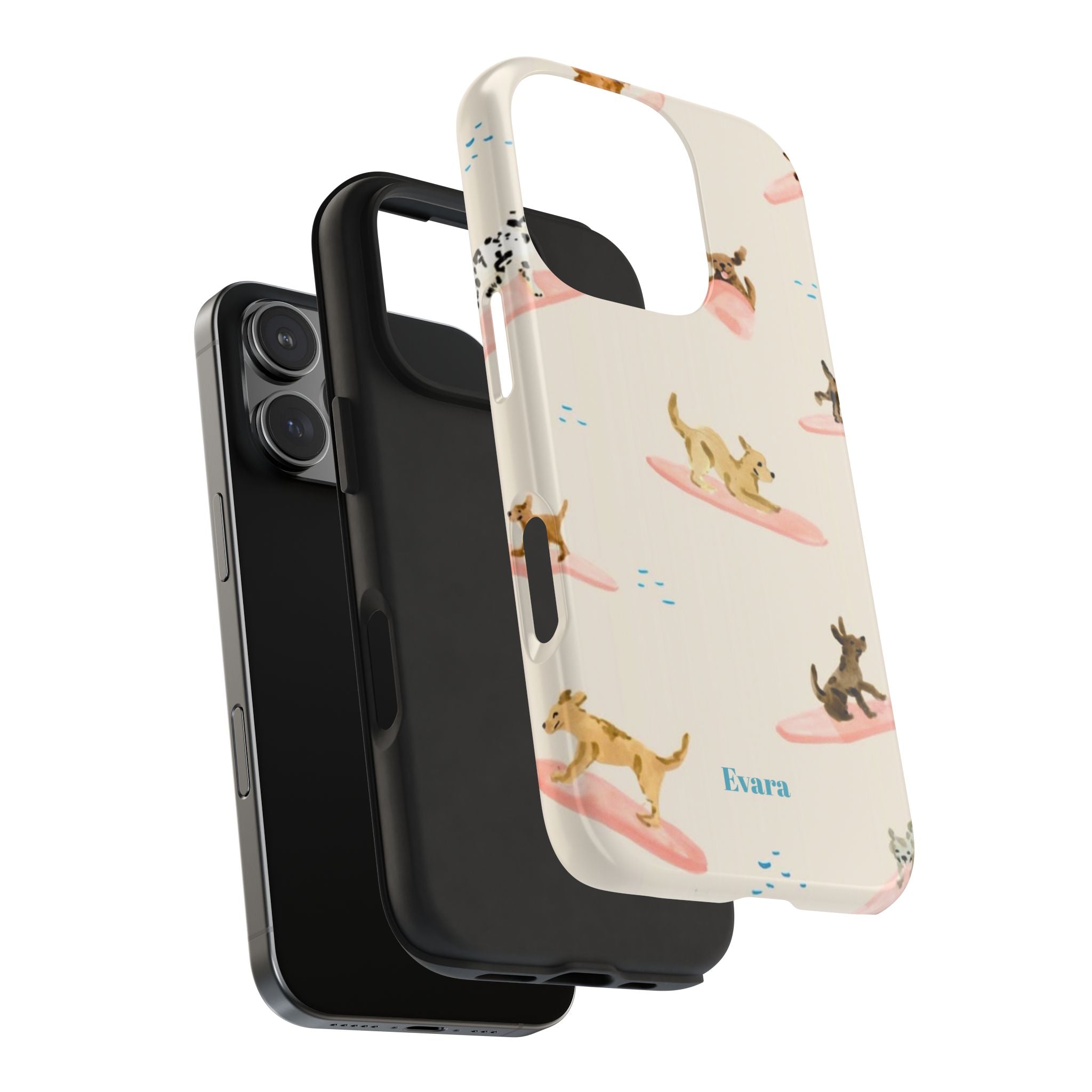 Surfing Dachshund's Phone case
