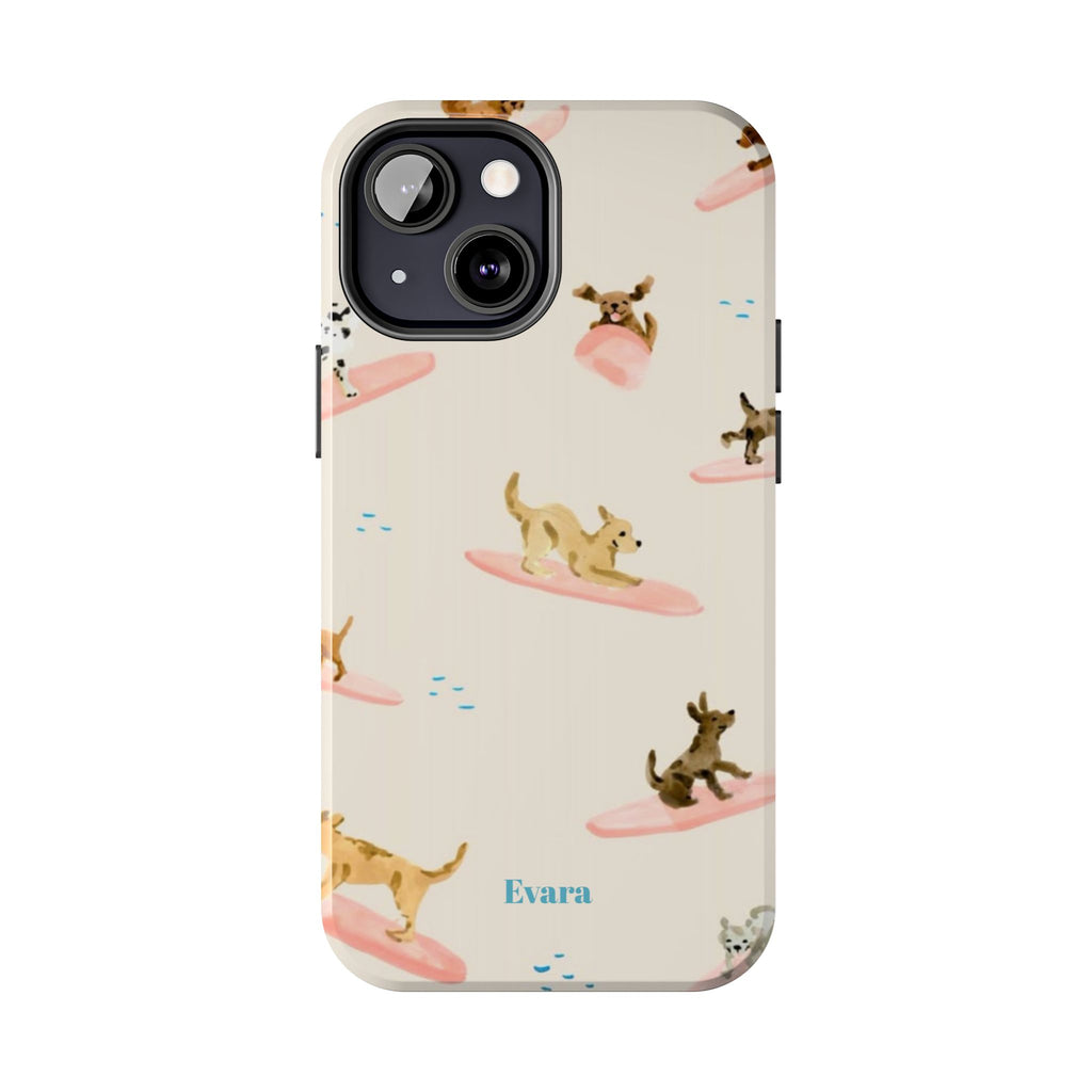 Surfing Dachshund's Phone case