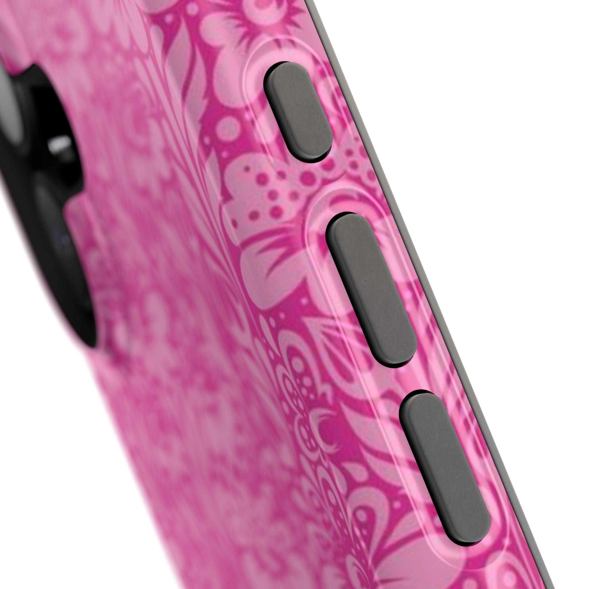 Pink Floral Phone Case- Magsafe