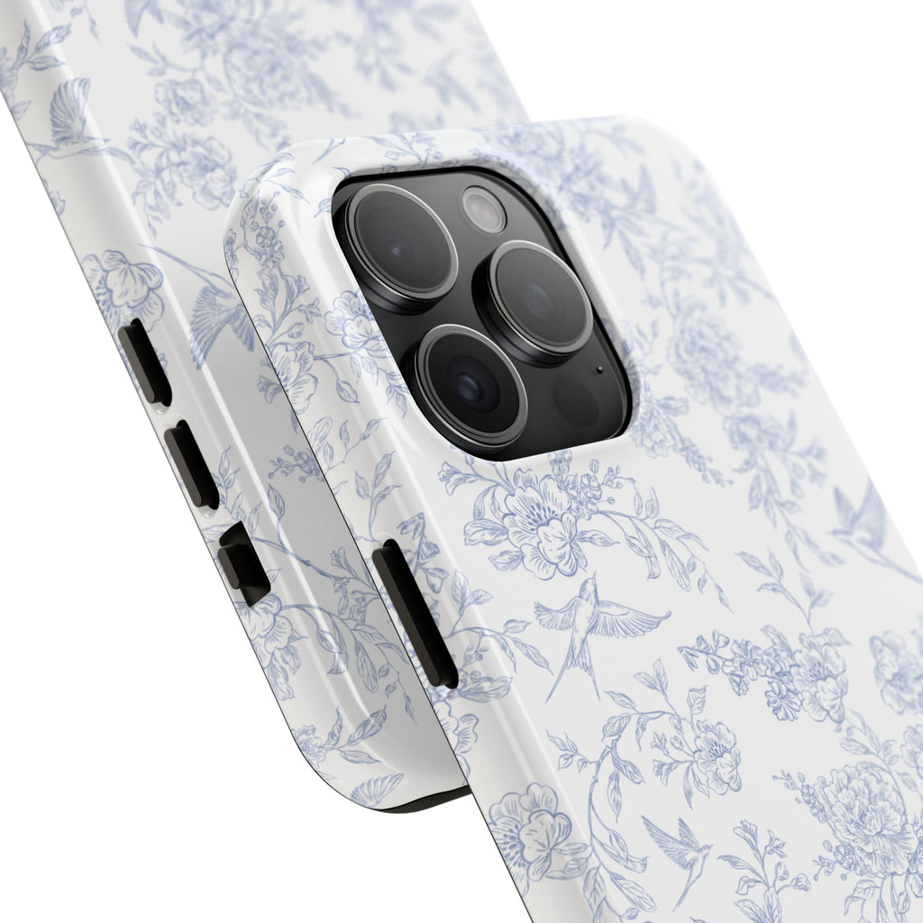 Delicate Blue Floral Phone Case