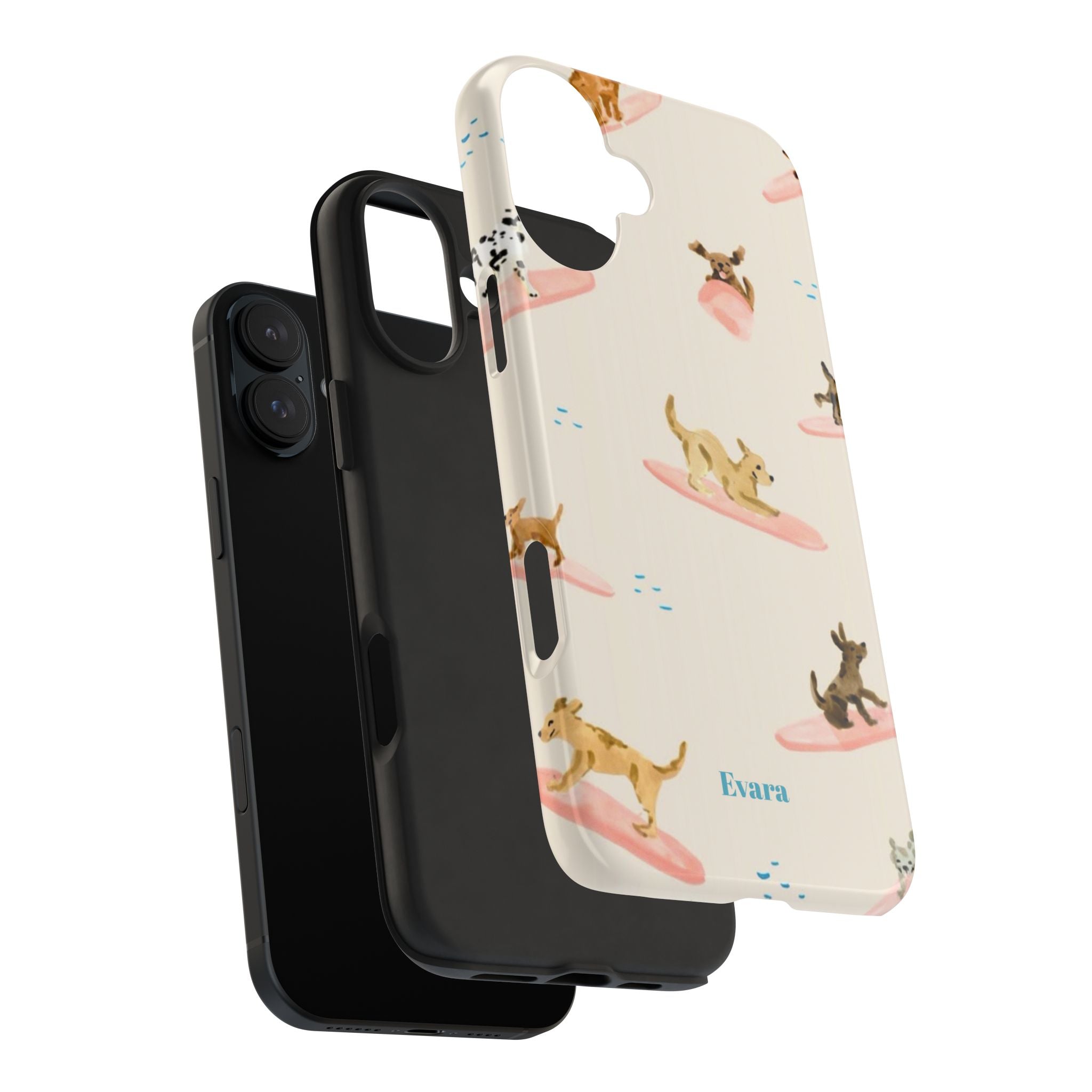 Surfing Dachshund's Phone case
