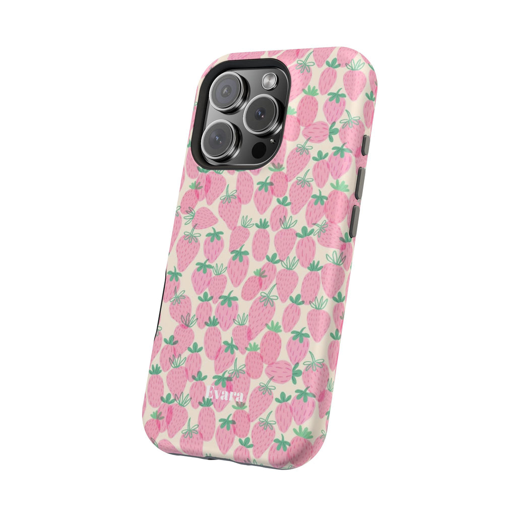 Pink Strawberry Phone Case- Magsafe