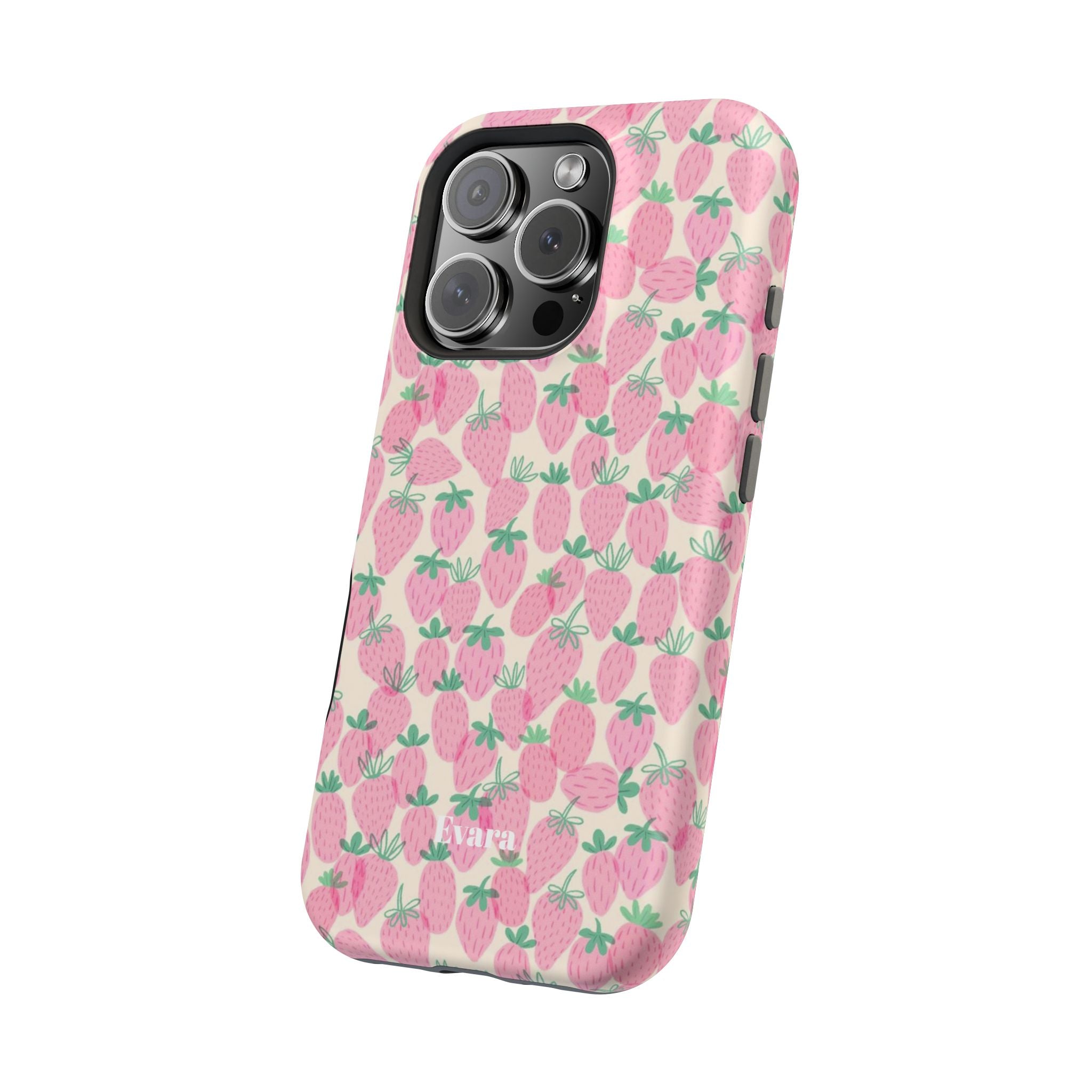 Pink Strawberry Phone Case- Magsafe