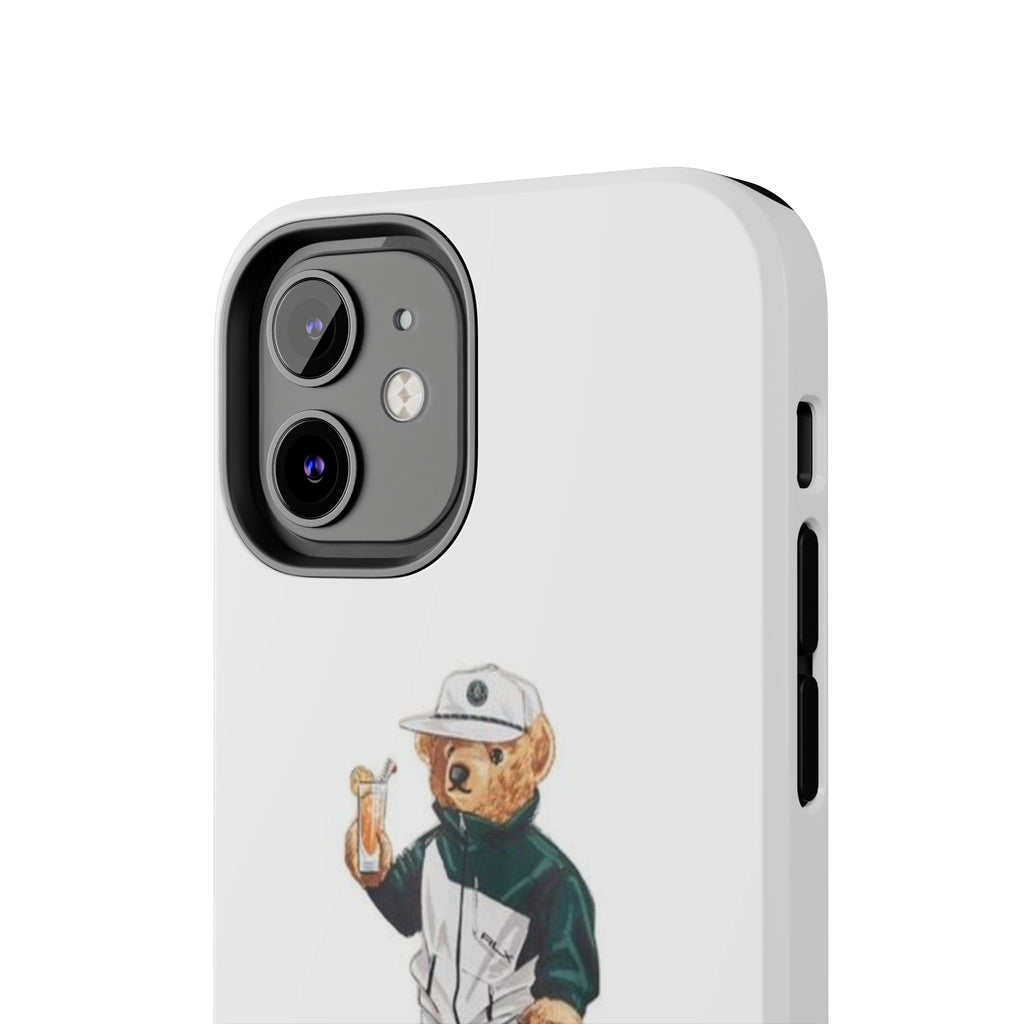 Tough Phone Case — Personalized Golf Bear Design