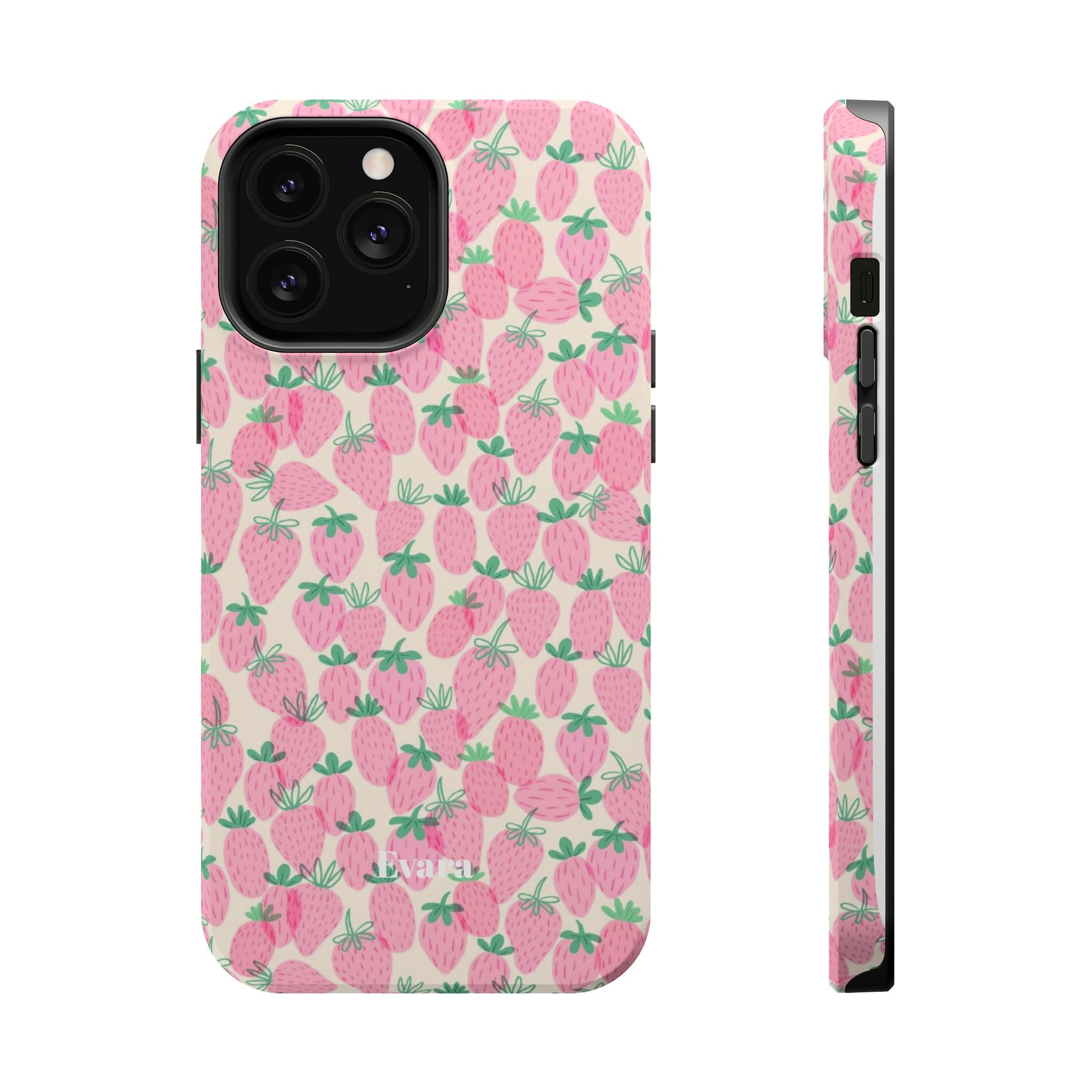 Pink Strawberry Phone Case- Magsafe