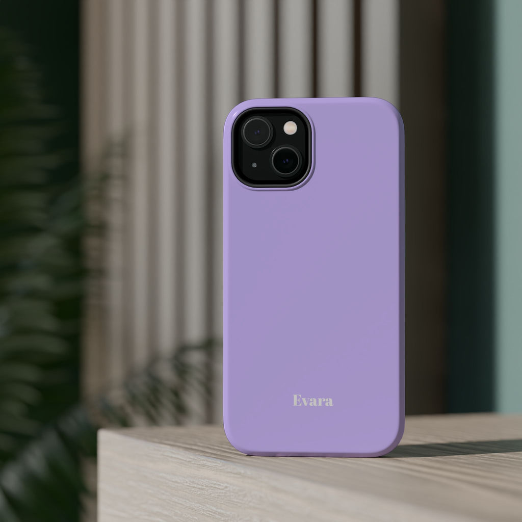 Purple Phone Case with Personalization- Magsafe