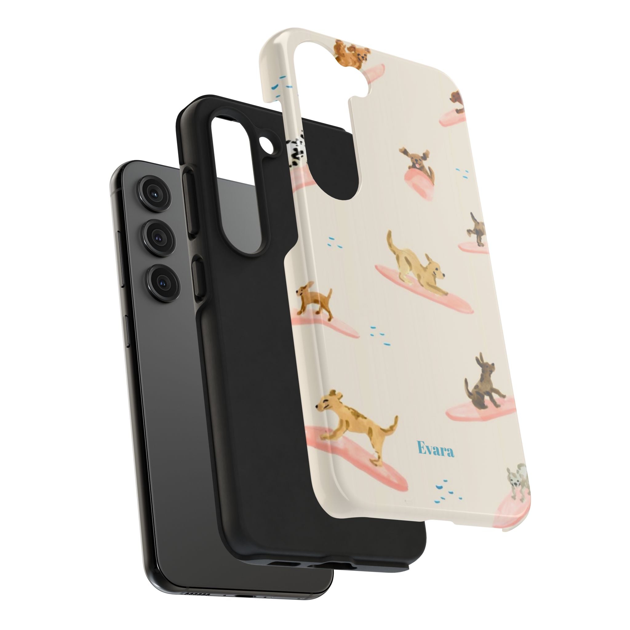 Surfing Dachshund's Phone case
