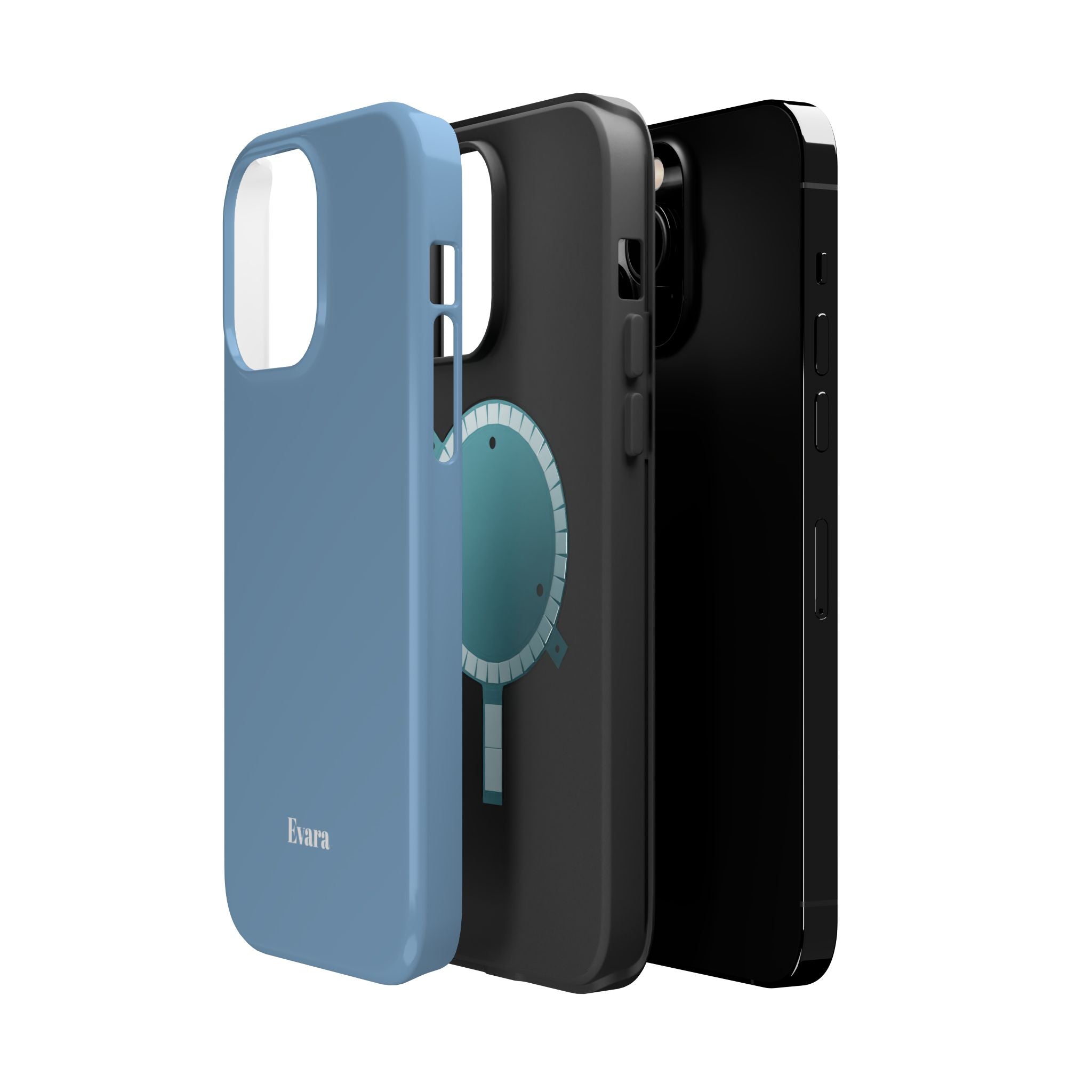 Blue Phone Case with Personalization- Magsafe