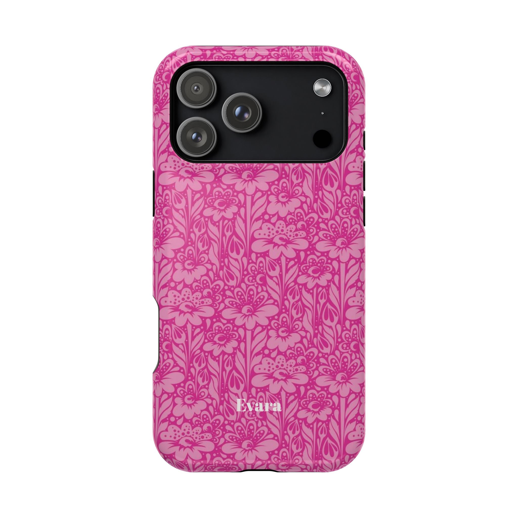 Pink Floral Phone Case- Magsafe