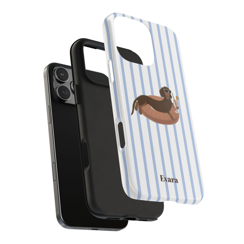 Dachshund Pool Float Phone Case