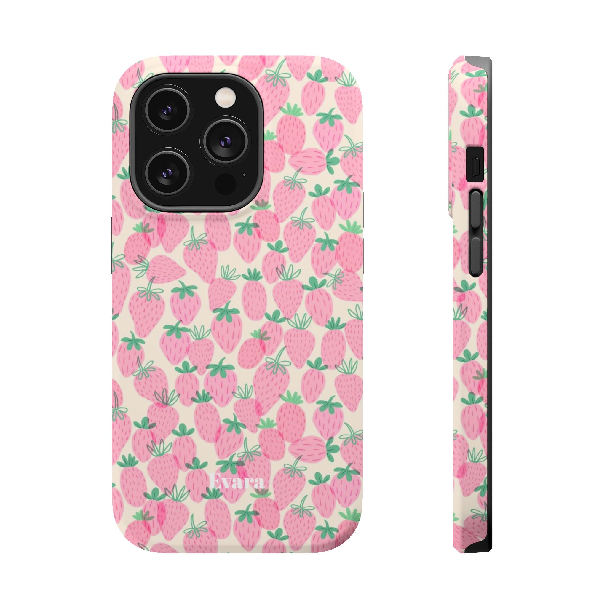 Pink Strawberry Phone Case- Magsafe