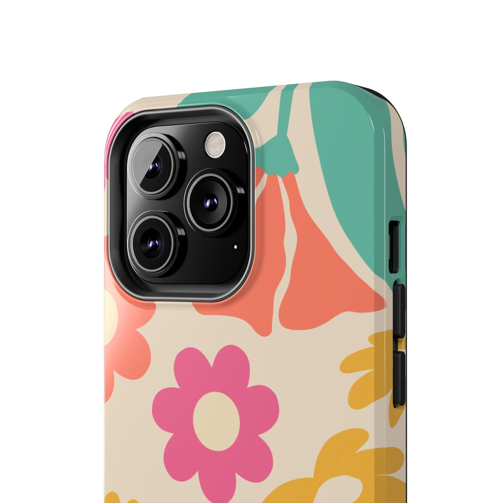 Yellow & Pink Vintage Flowers Phone Case