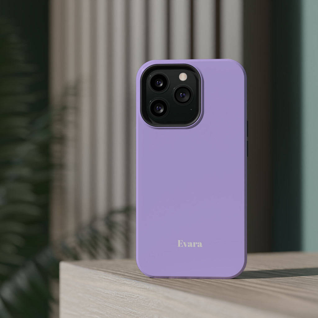 Purple Phone Case with Personalization- Magsafe