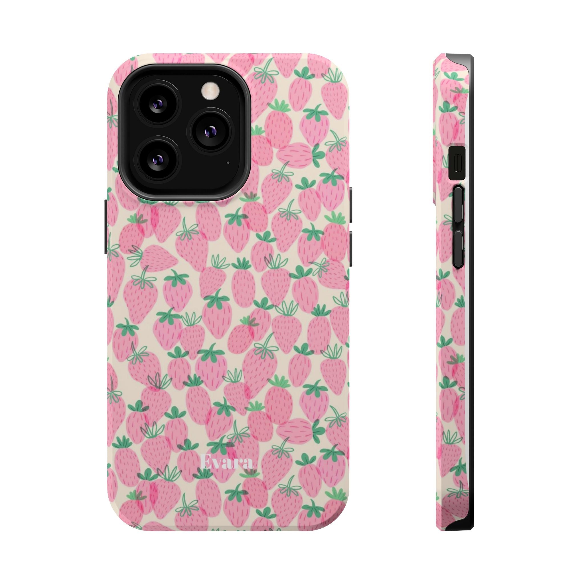 Pink Strawberry Phone Case- Magsafe