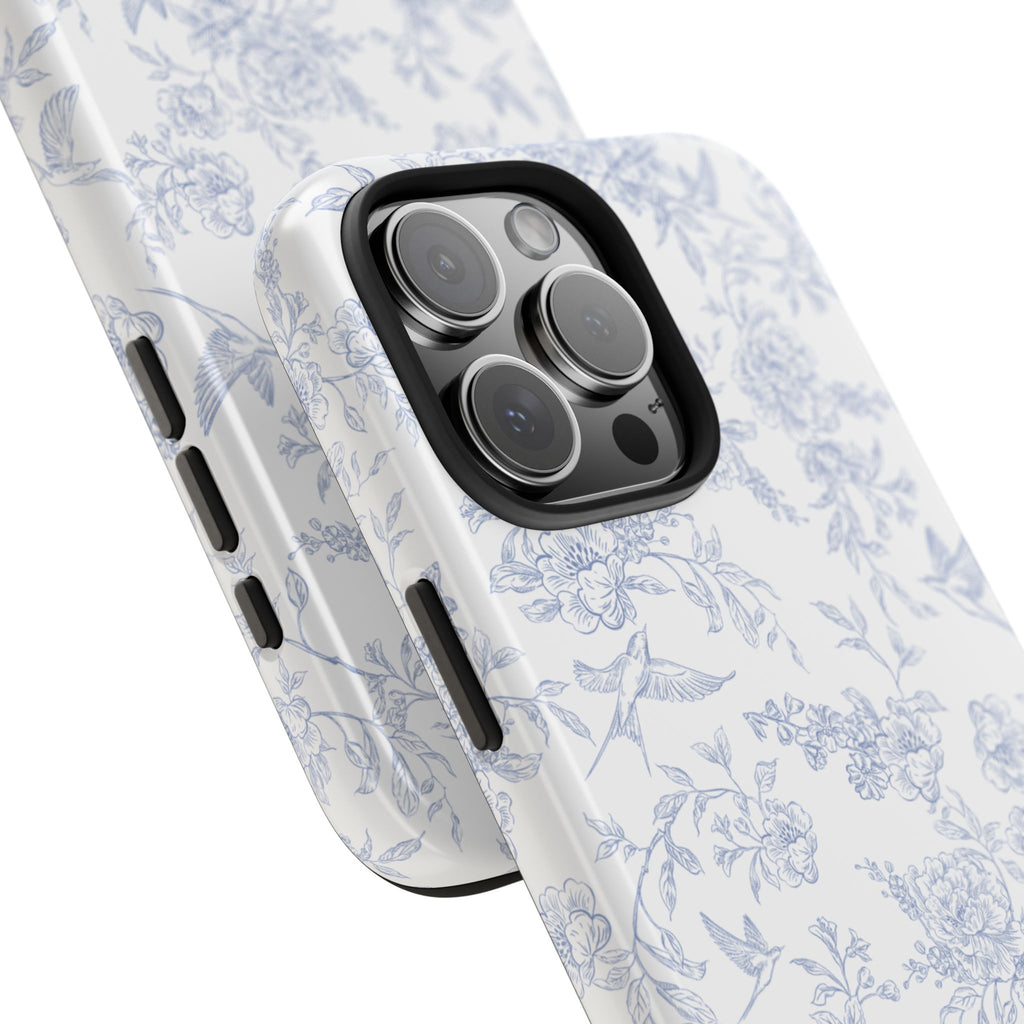 Delicate Blue Floral Phone Case
