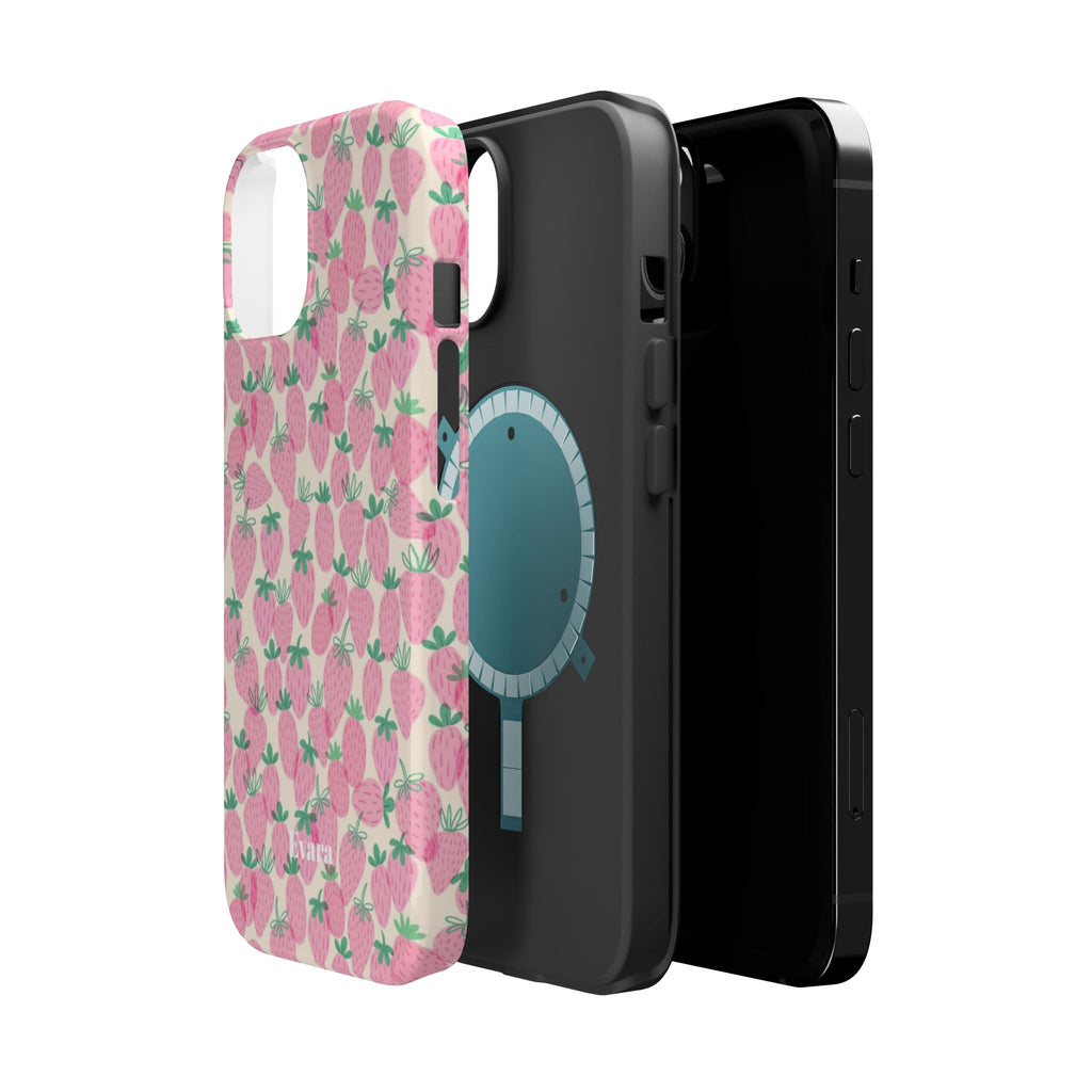 Pink Strawberry Phone Case- Magsafe